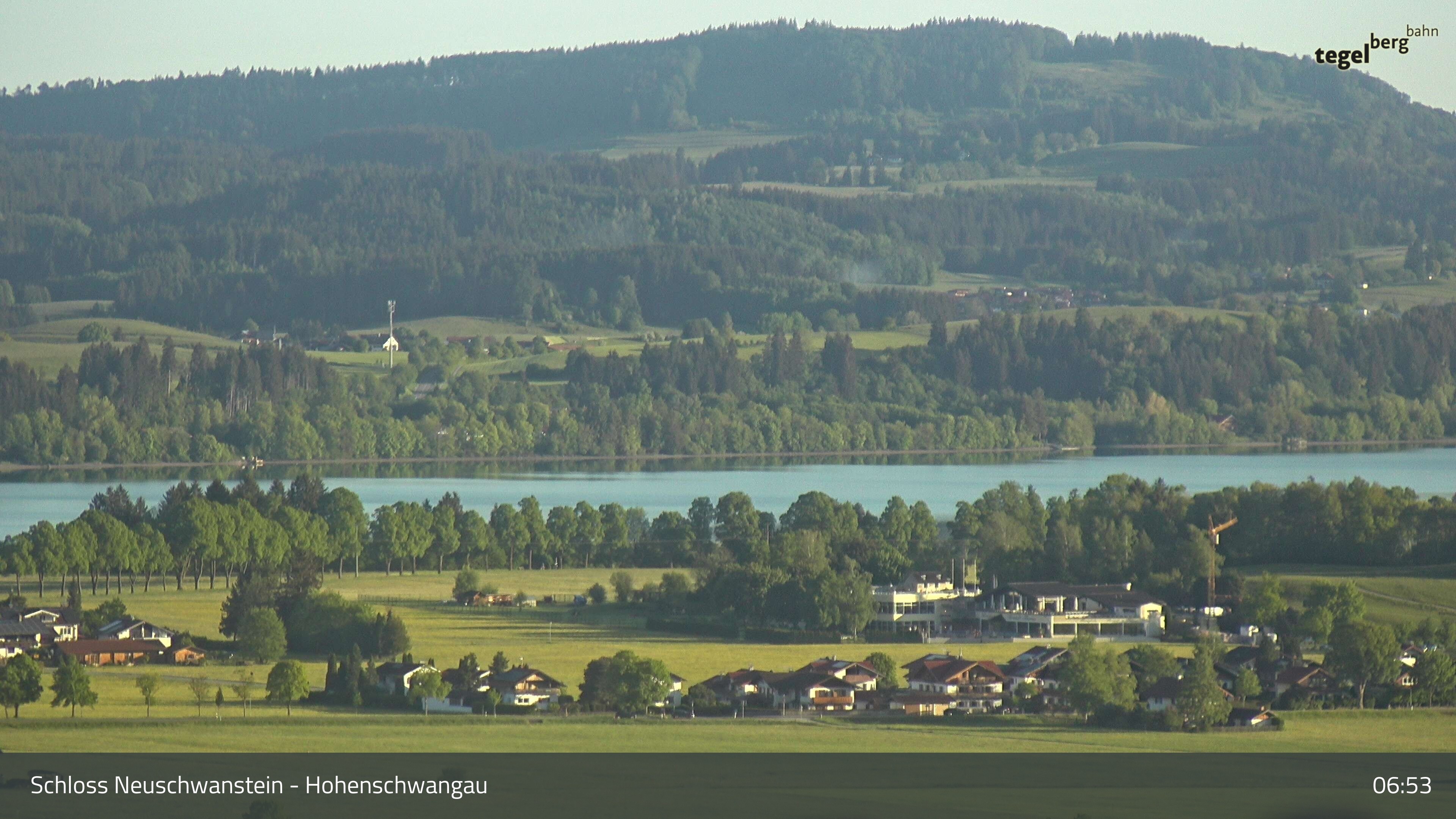 Archiv Foto Webcam Forggensee, Südufer und Schwangau
