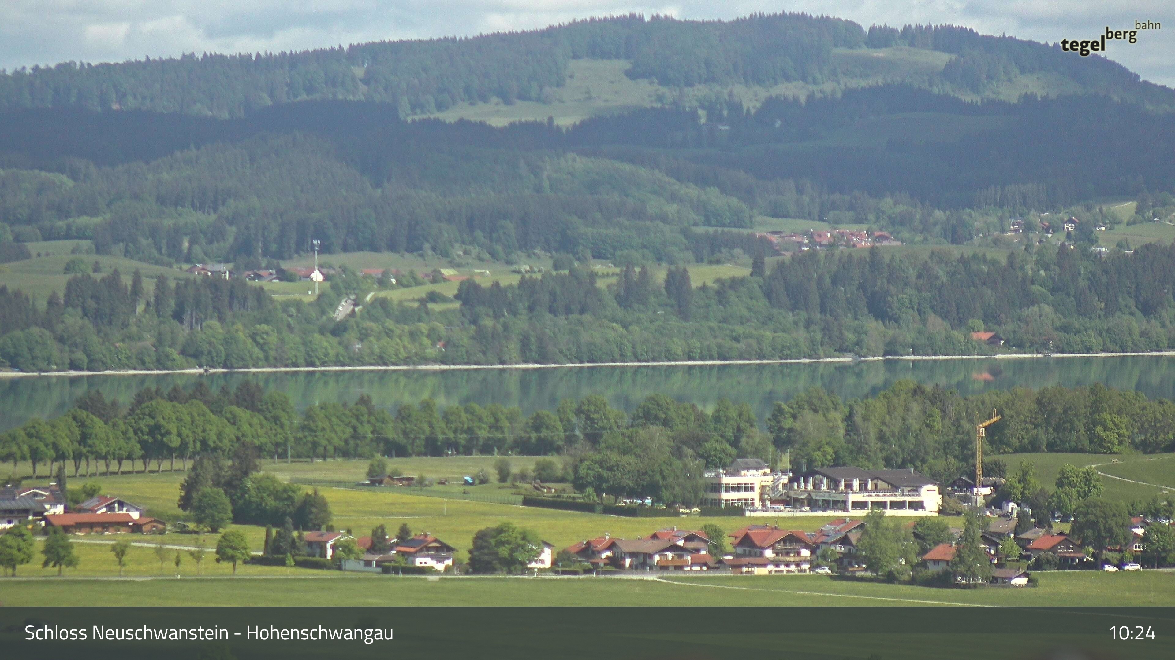 Archiv Foto Webcam Forggensee, Südufer und Schwangau