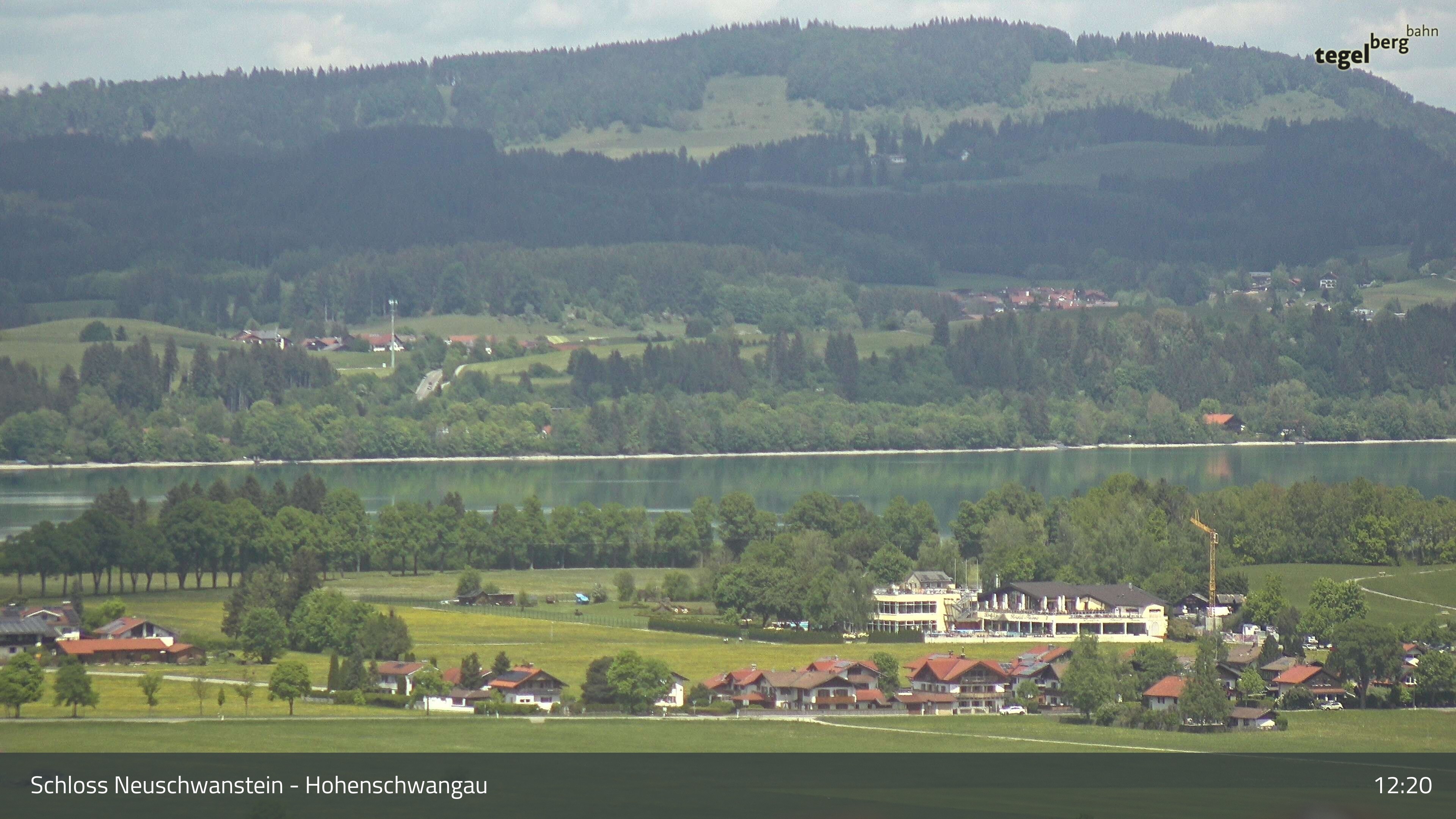 Archiv Foto Webcam Forggensee, Südufer und Schwangau