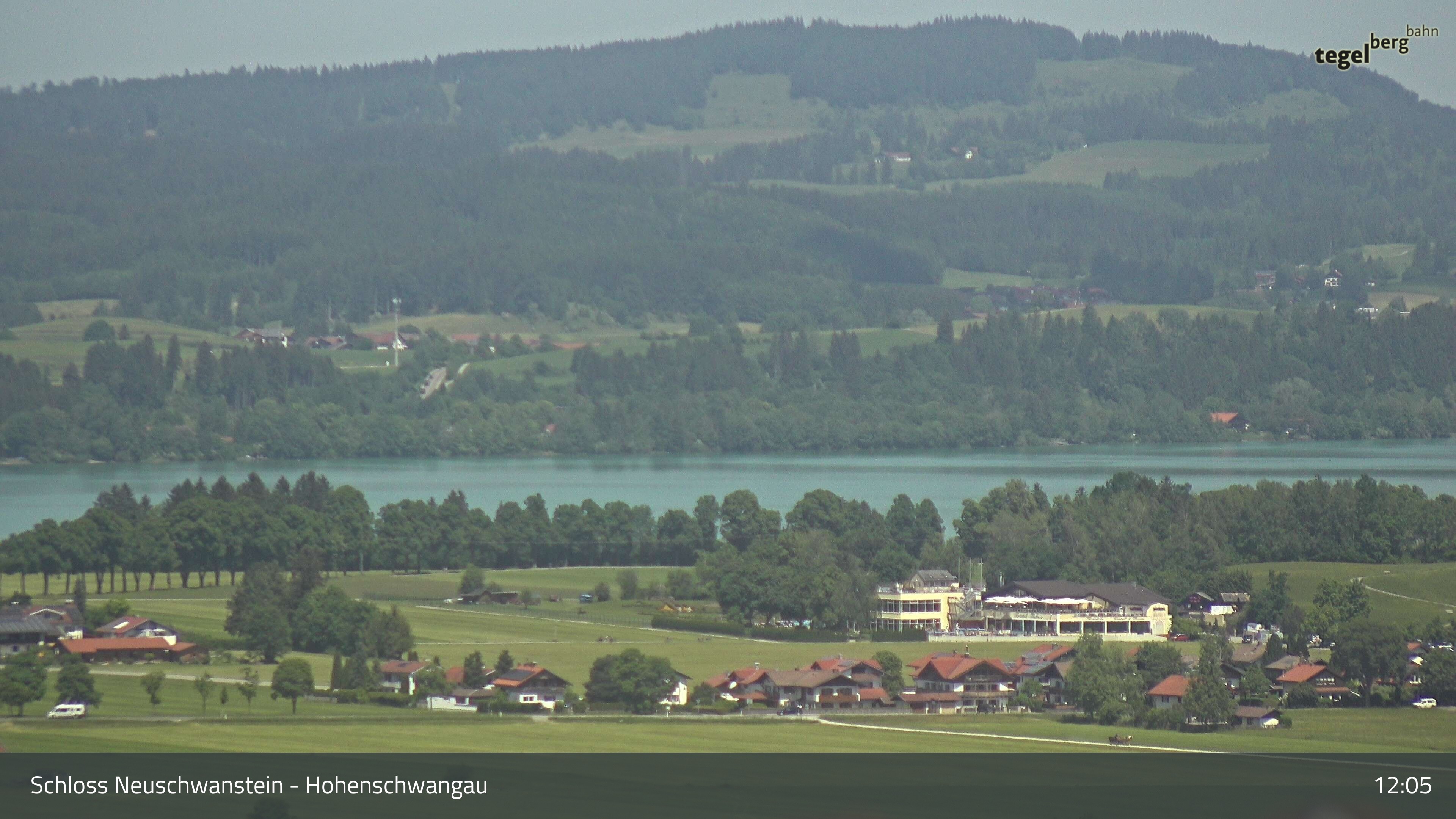 Archiv Foto Webcam Forggensee, Südufer und Schwangau