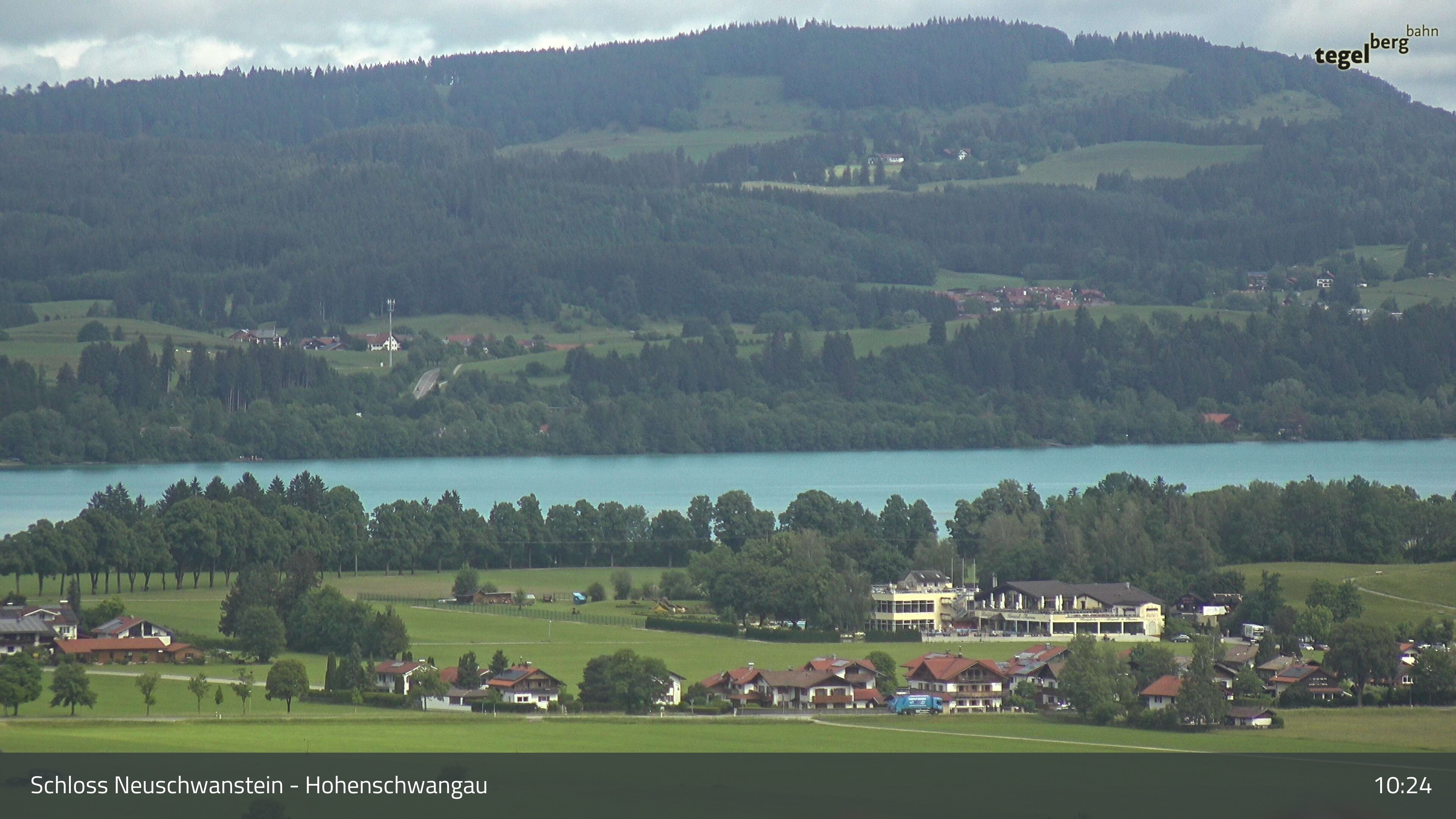 Archiv Foto Webcam Forggensee, Südufer und Schwangau