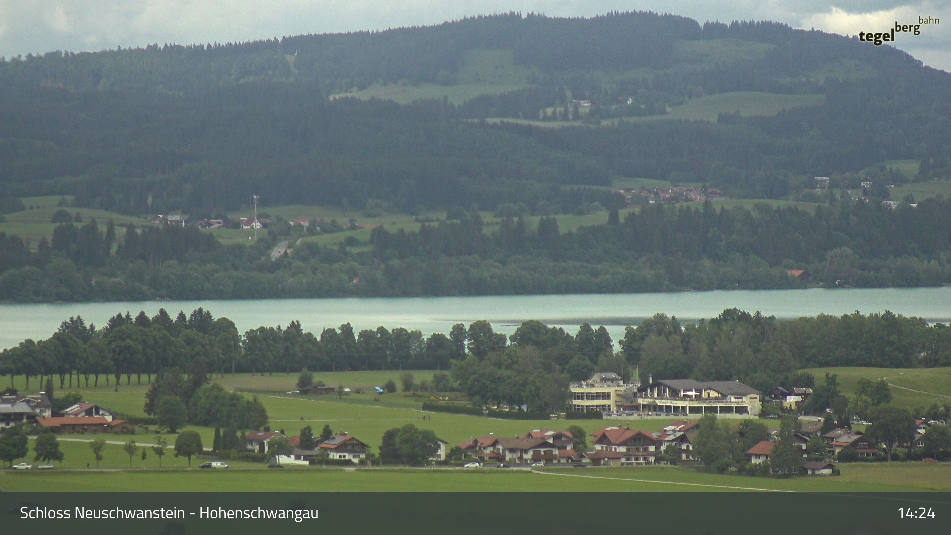 Archiv Foto Webcam Forggensee, Südufer und Schwangau