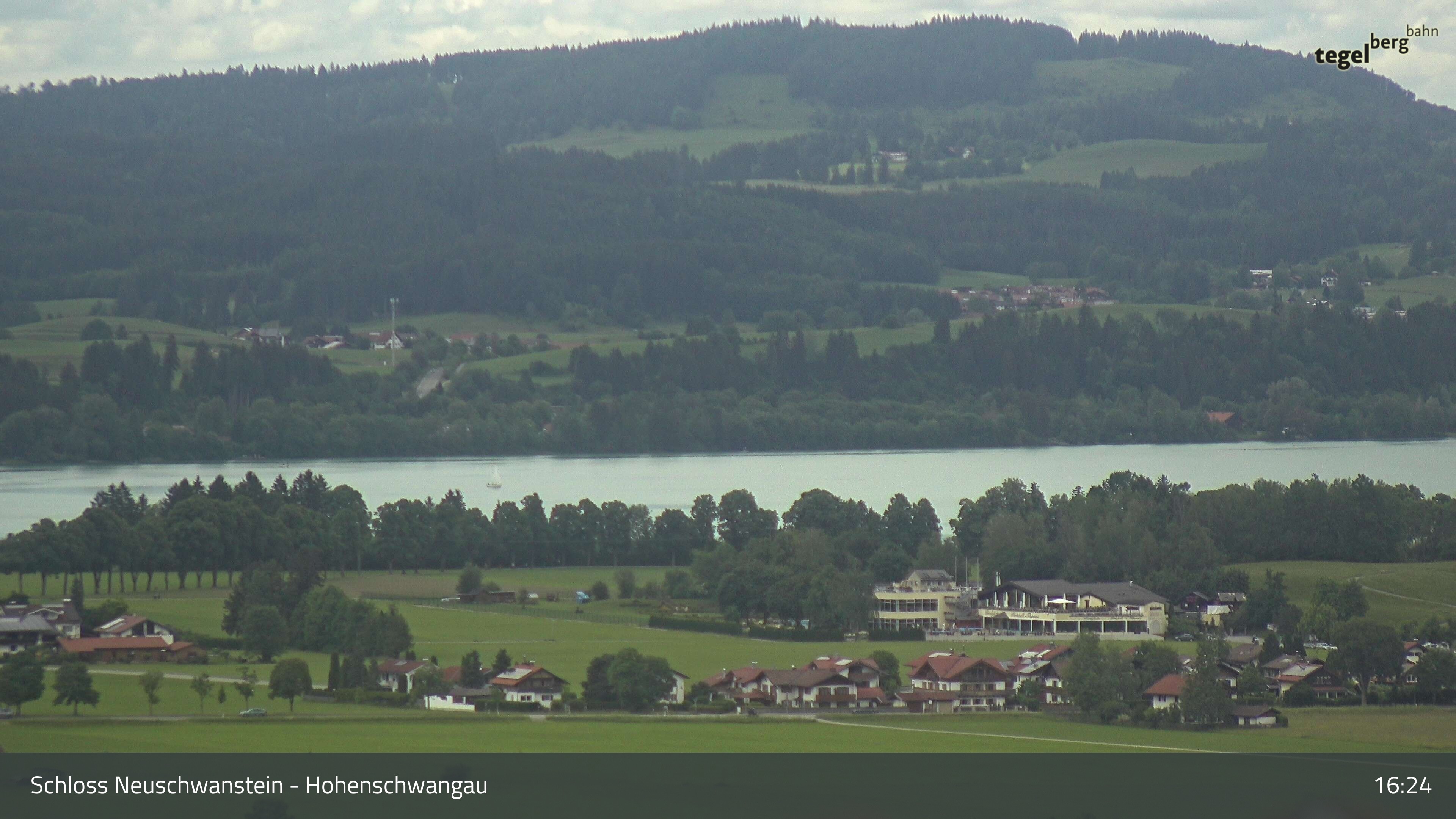 Archiv Foto Webcam Forggensee, Südufer und Schwangau