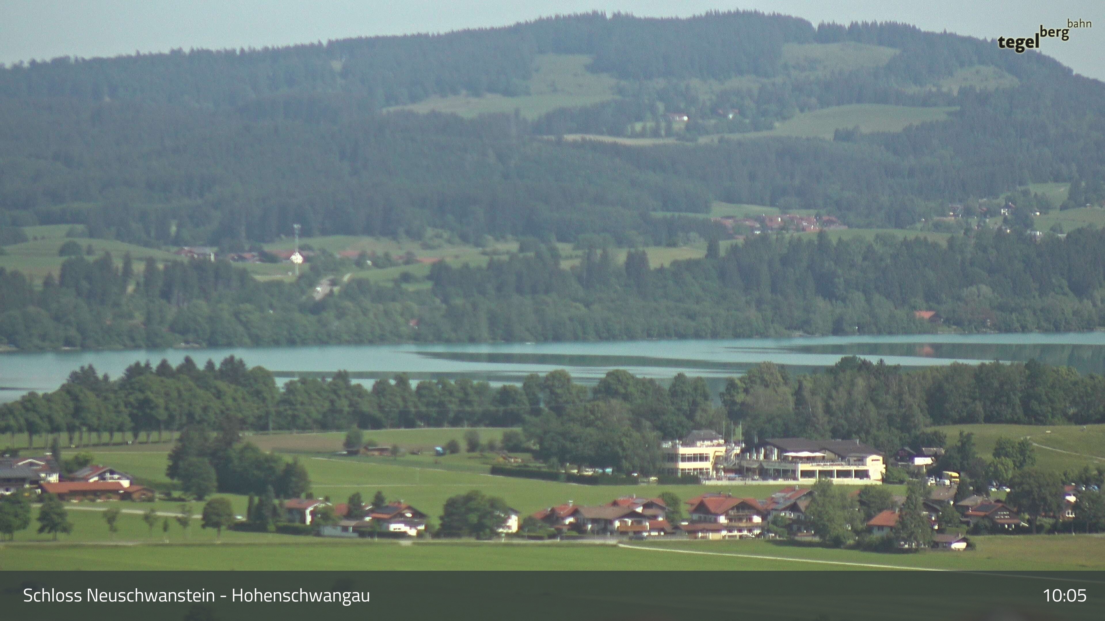 Archiv Foto Webcam Forggensee, Südufer und Schwangau