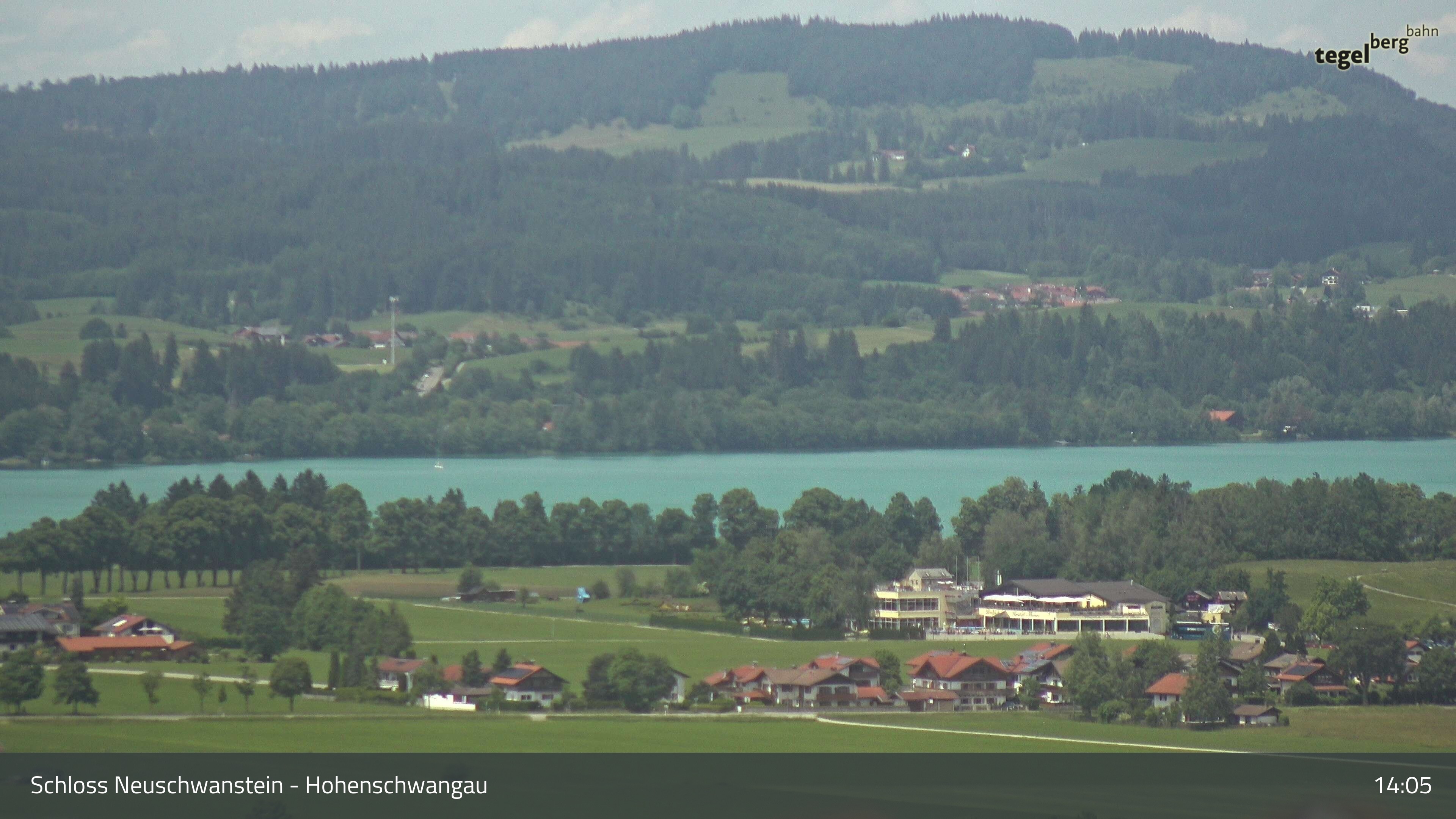 Archiv Foto Webcam Forggensee, Südufer und Schwangau