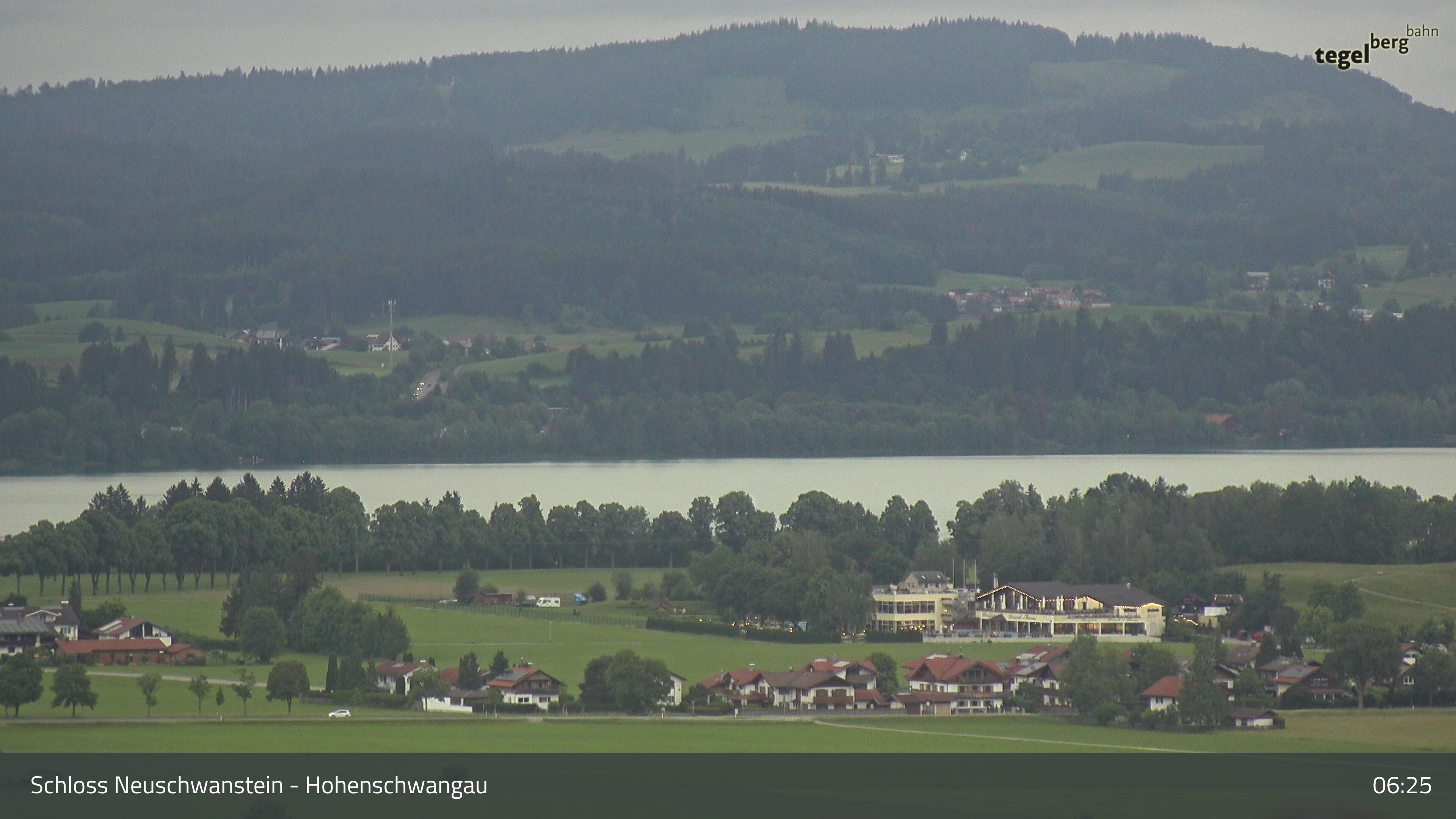 Archiv Foto Webcam Forggensee, Südufer und Schwangau