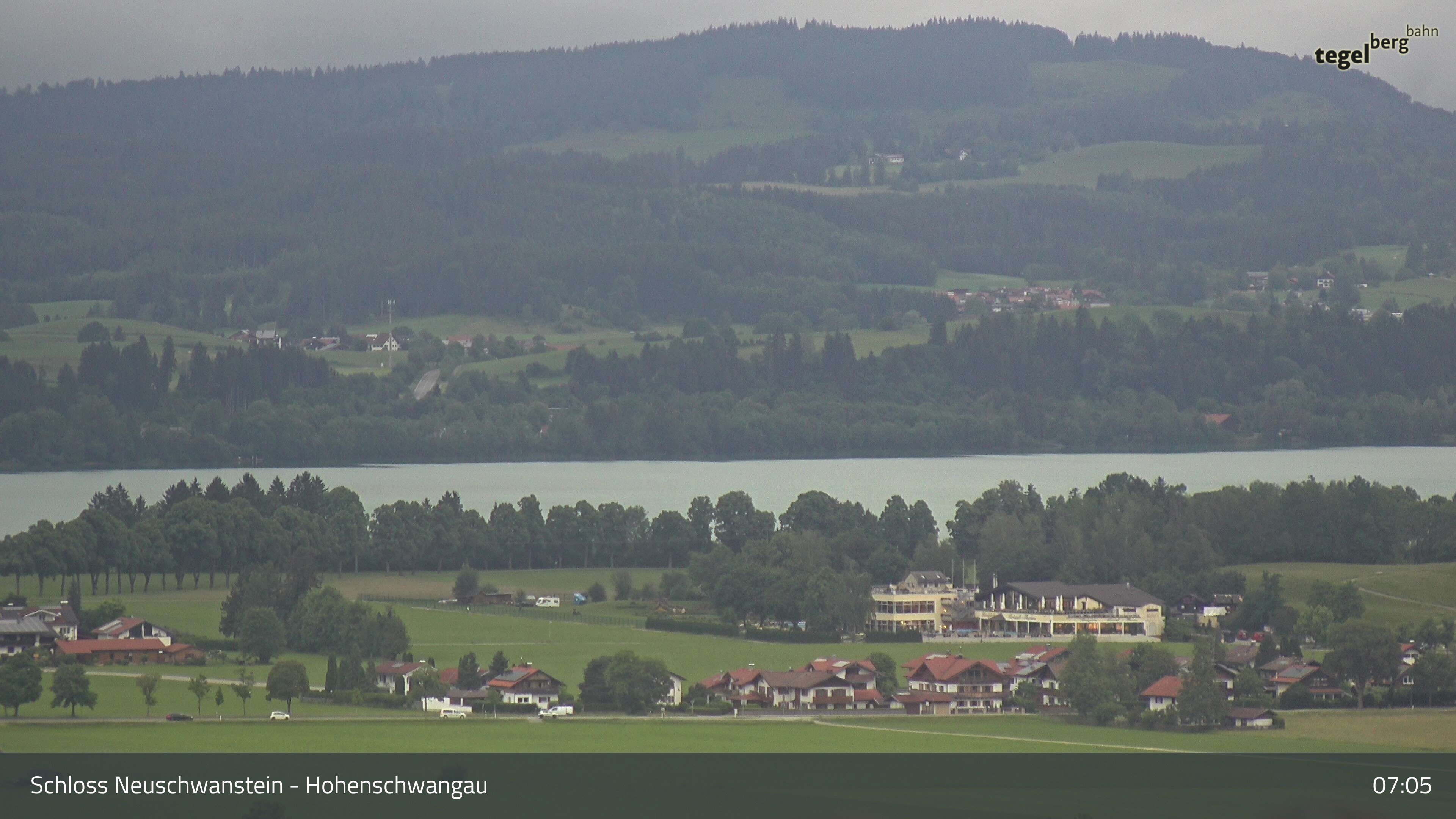 Archiv Foto Webcam Forggensee, Südufer und Schwangau