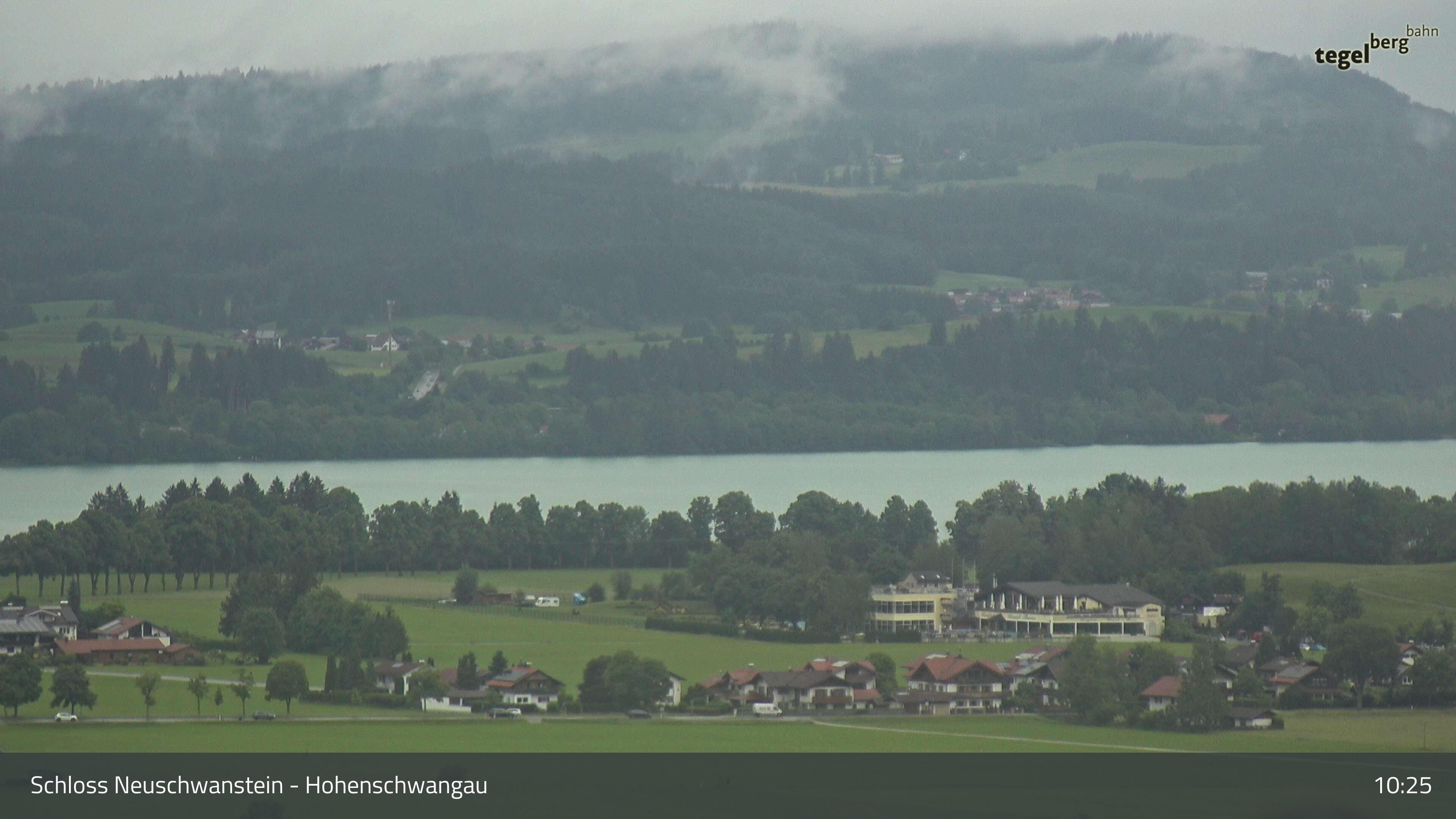 Archiv Foto Webcam Forggensee, Südufer und Schwangau