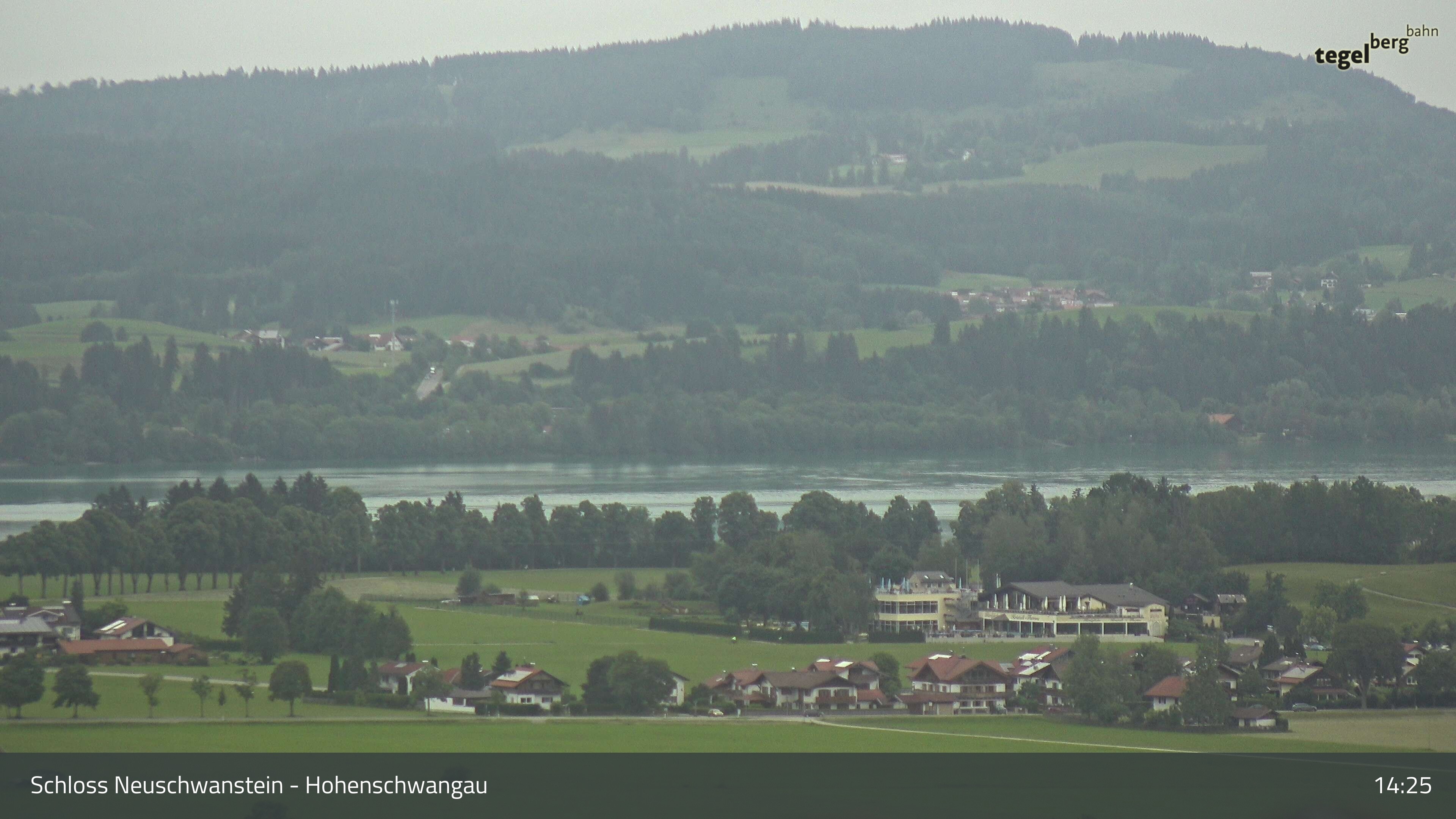 Archiv Foto Webcam Forggensee, Südufer und Schwangau