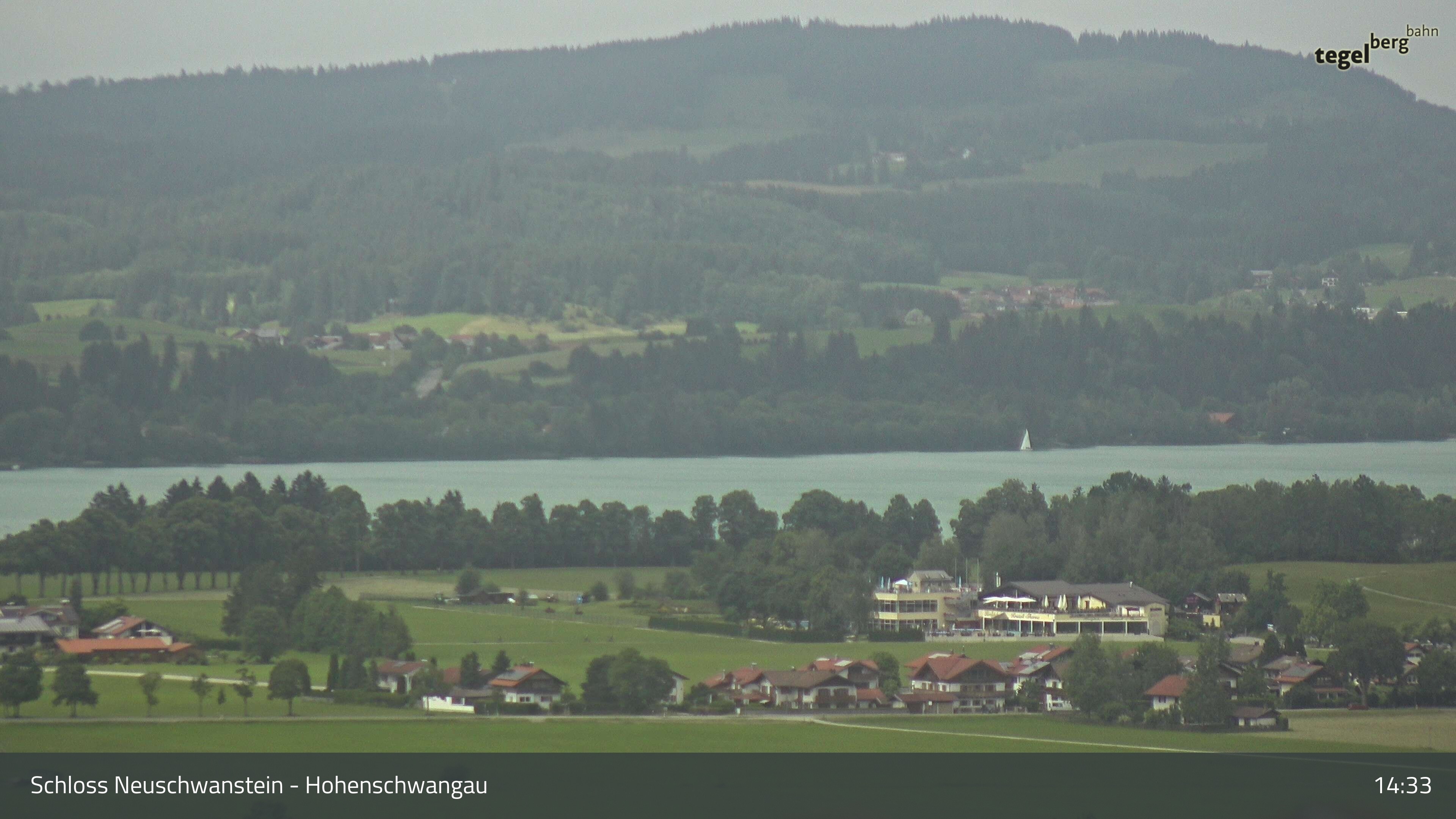 Archiv Foto Webcam Forggensee, Südufer und Schwangau