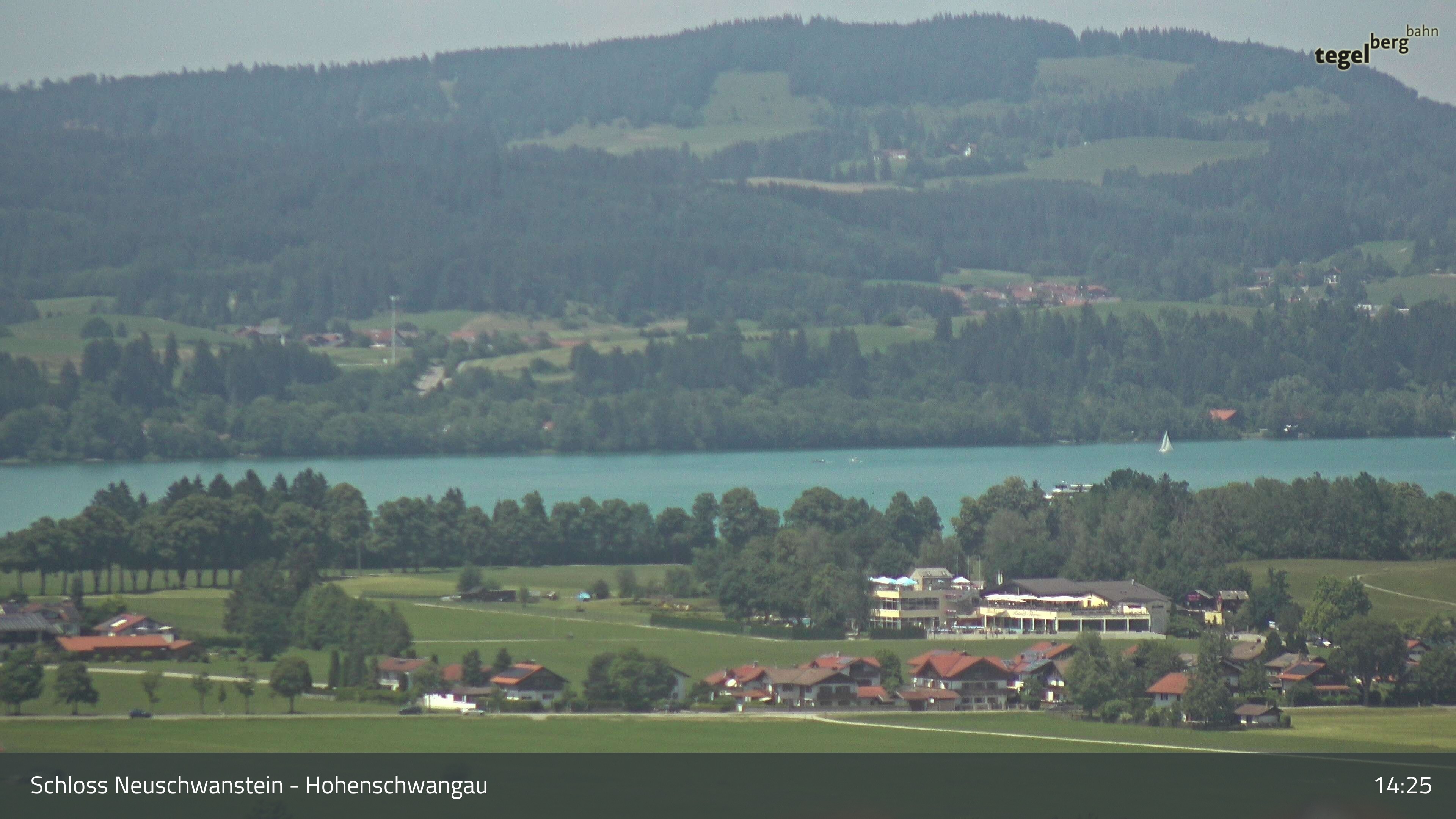 Archiv Foto Webcam Forggensee, Südufer und Schwangau