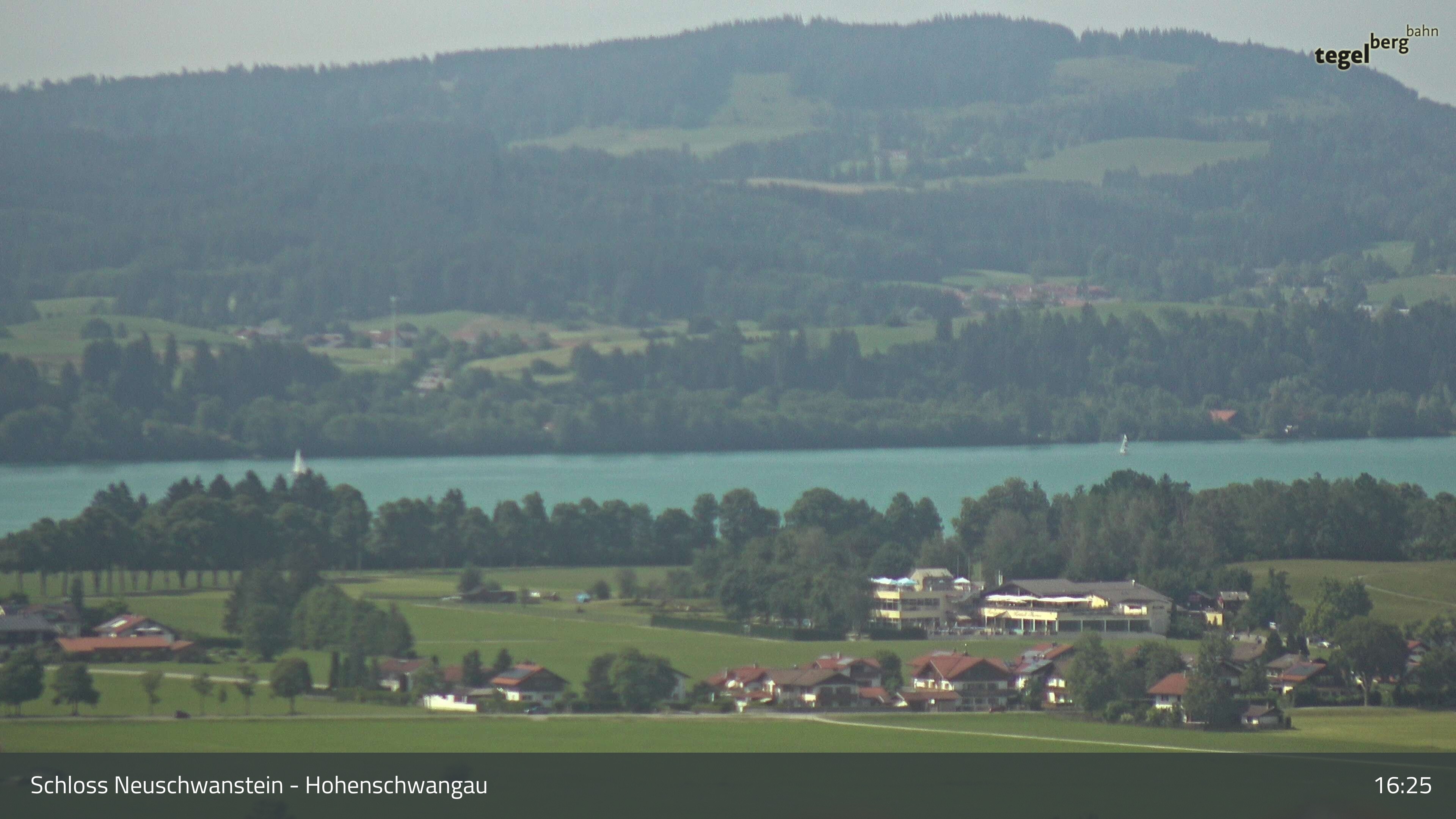 Archiv Foto Webcam Forggensee, Südufer und Schwangau