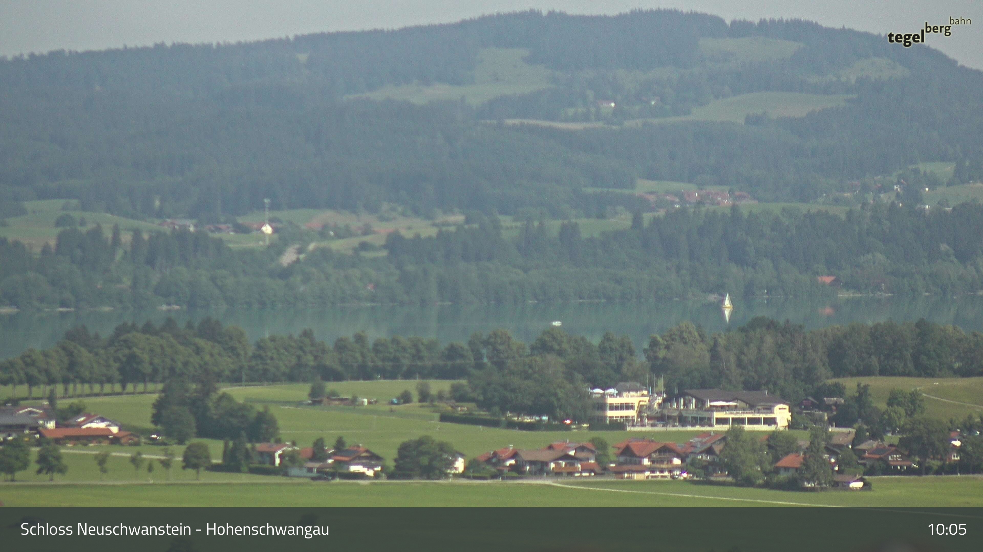 Archiv Foto Webcam Forggensee, Südufer und Schwangau