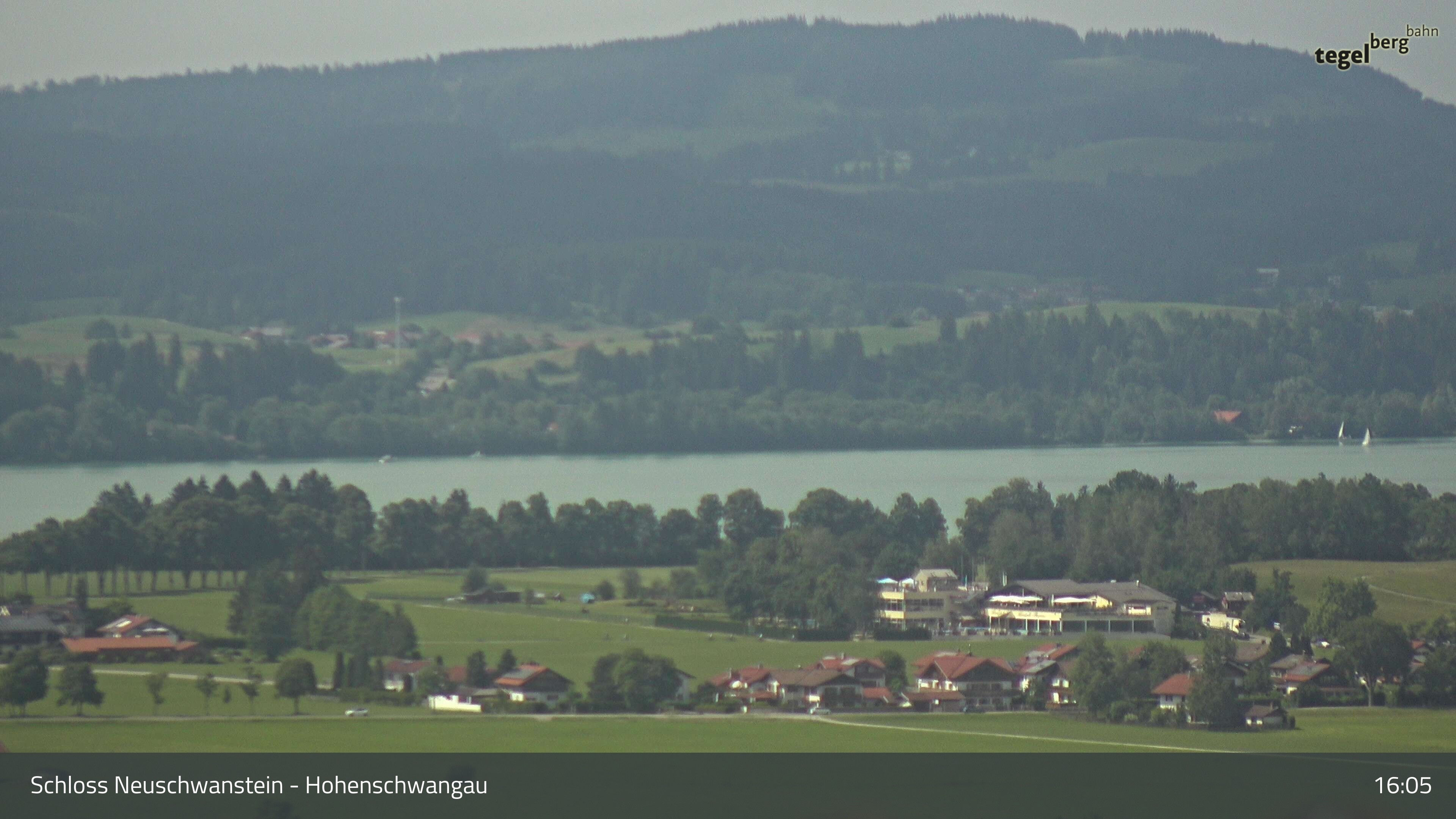Archiv Foto Webcam Forggensee, Südufer und Schwangau