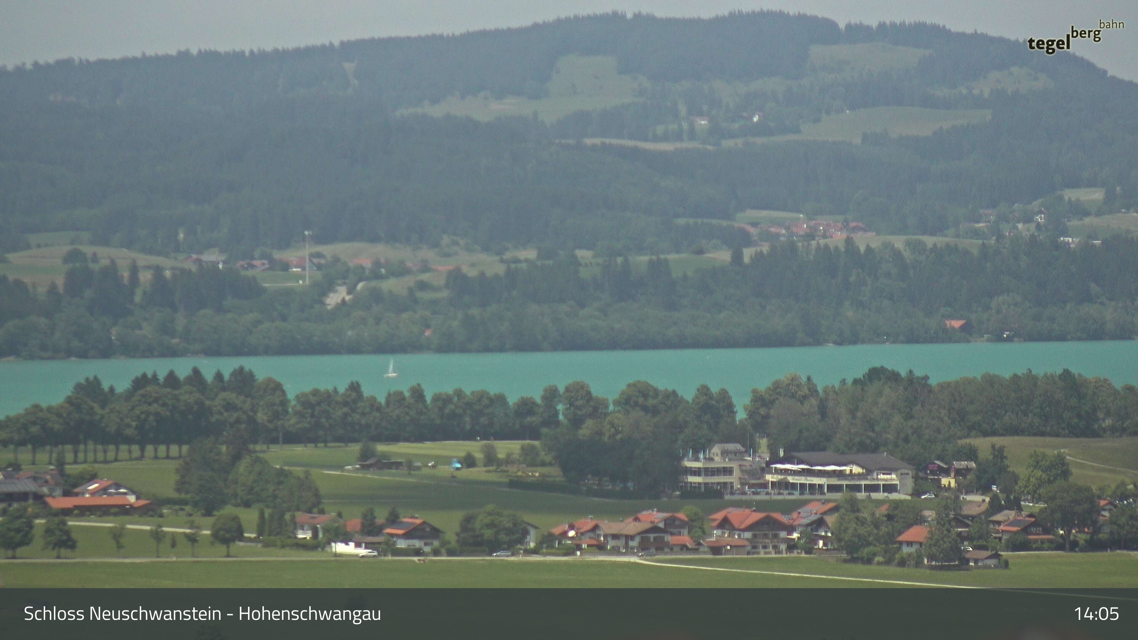 Archiv Foto Webcam Forggensee, Südufer und Schwangau