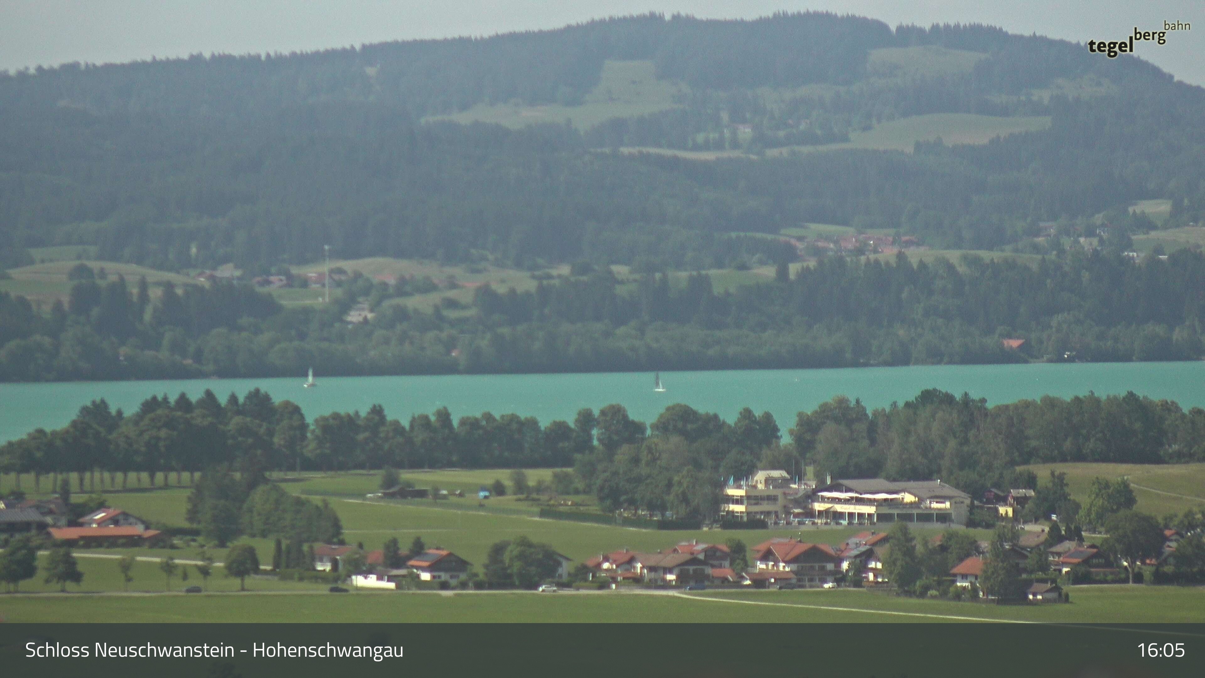 Archiv Foto Webcam Forggensee, Südufer und Schwangau