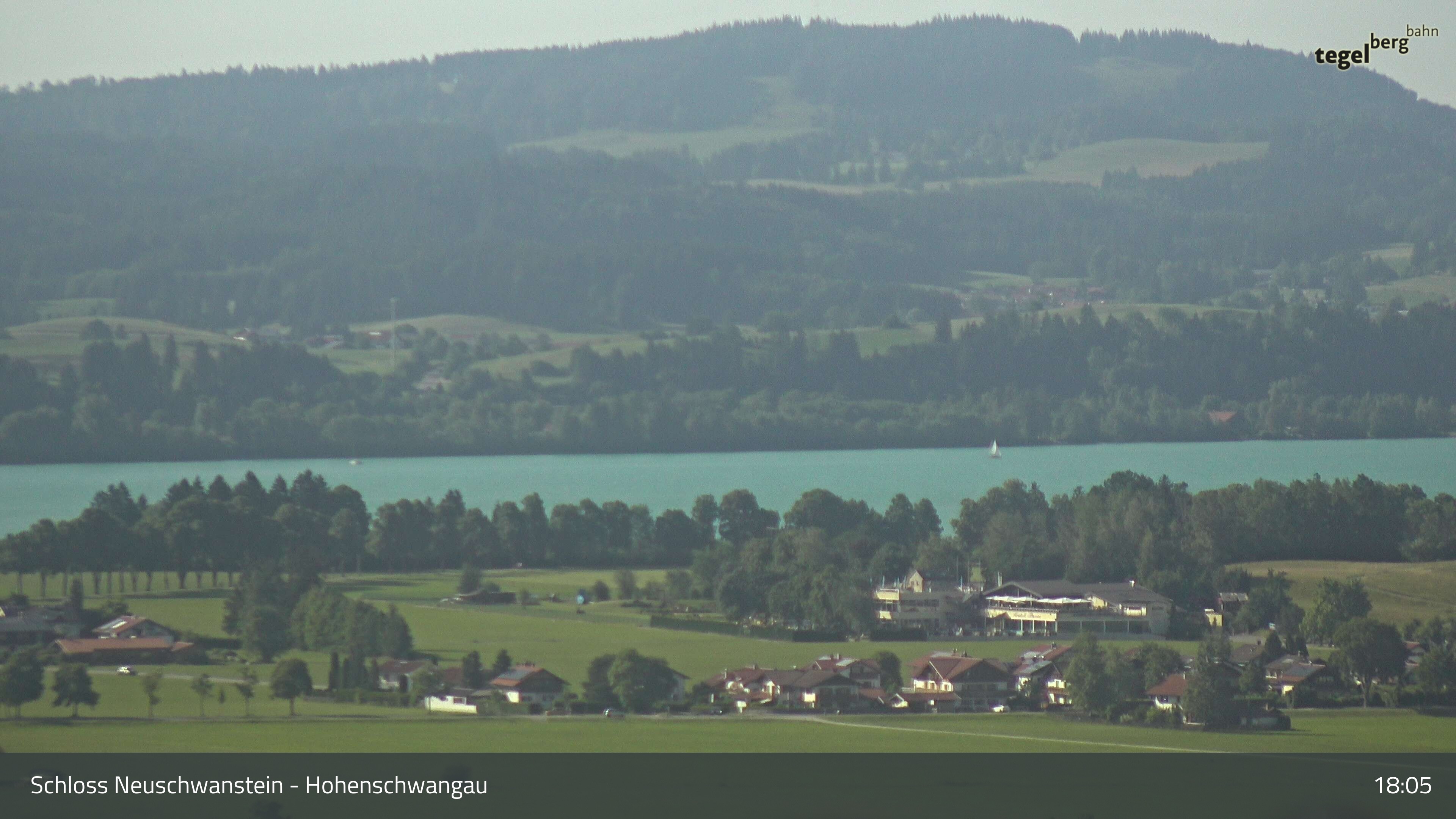 Archiv Foto Webcam Forggensee, Südufer und Schwangau