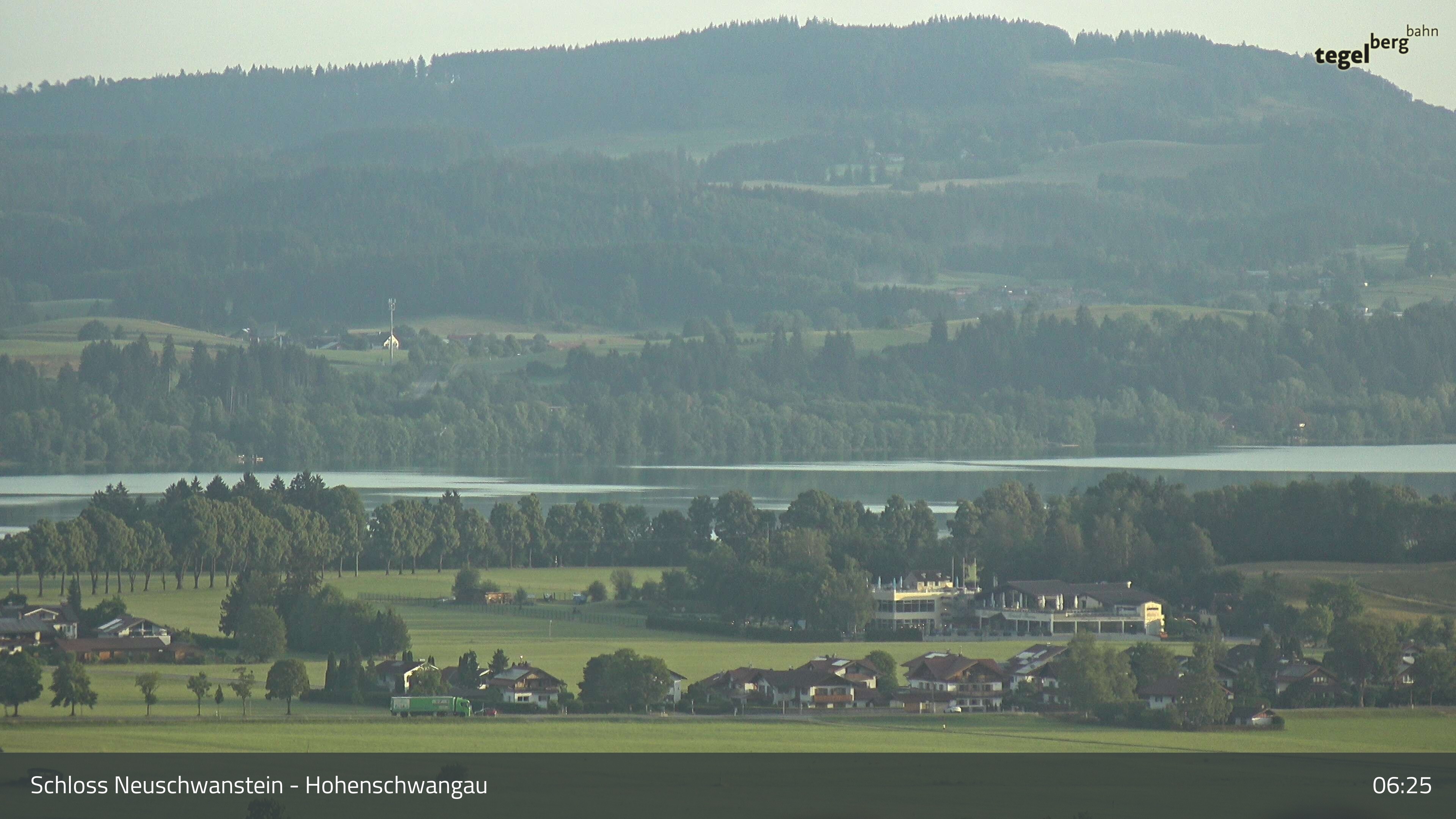 Archiv Foto Webcam Forggensee, Südufer und Schwangau