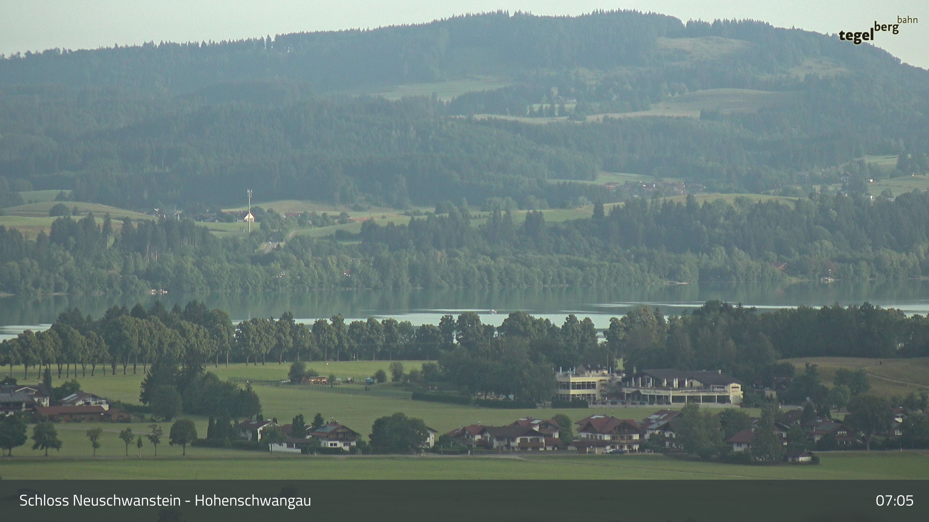 Archiv Foto Webcam Forggensee, Südufer und Schwangau