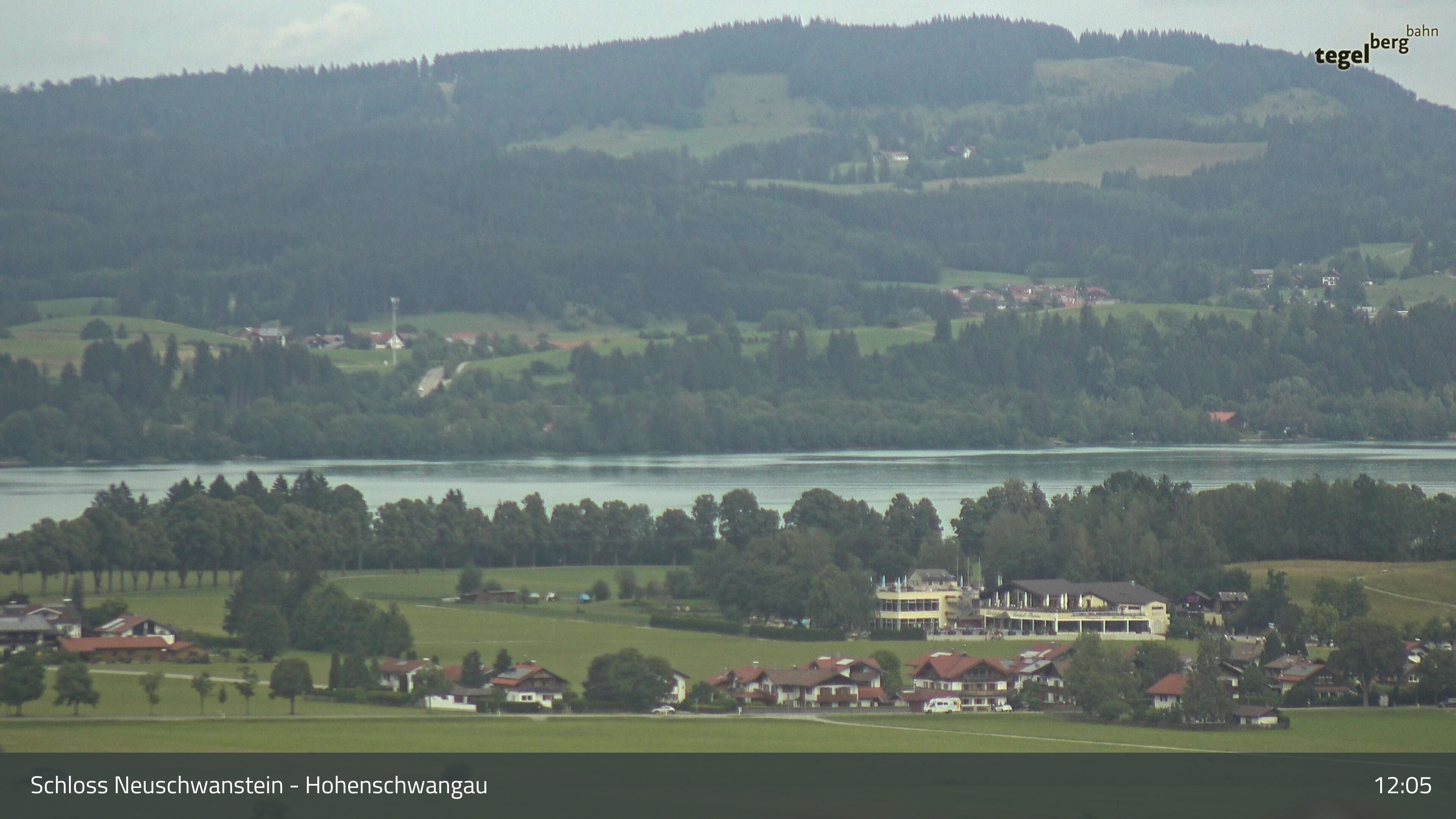 Archiv Foto Webcam Forggensee, Südufer und Schwangau