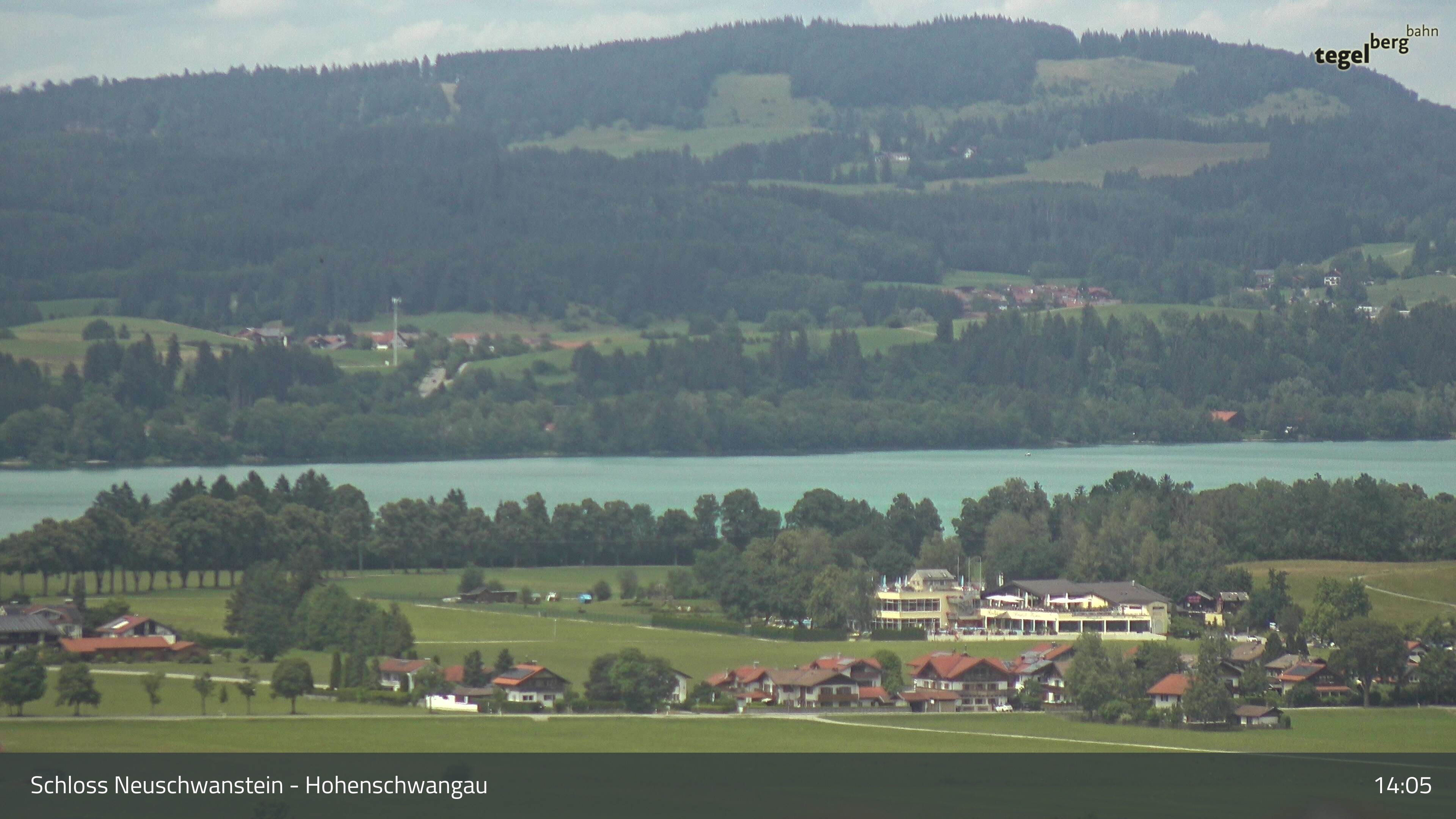 Archiv Foto Webcam Forggensee, Südufer und Schwangau