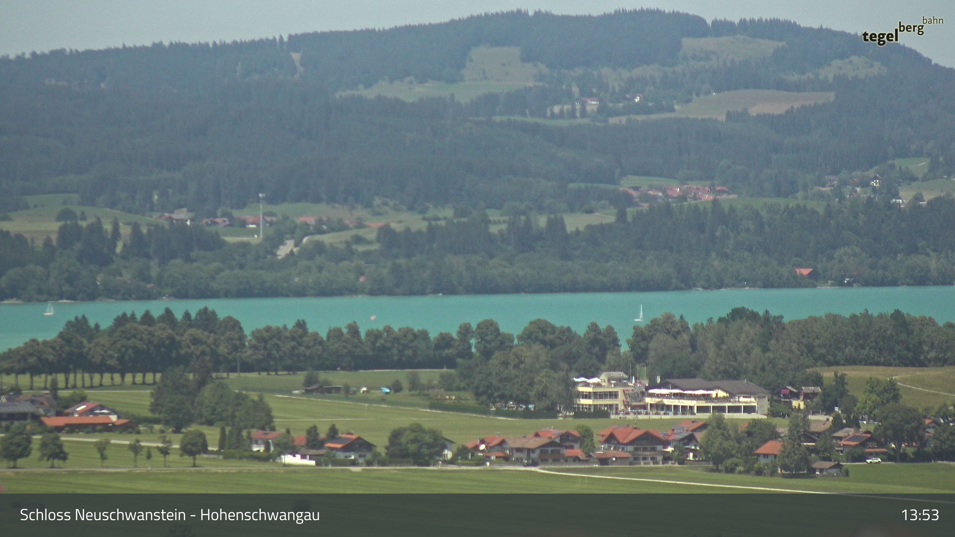 Archiv Foto Webcam Forggensee, Südufer und Schwangau