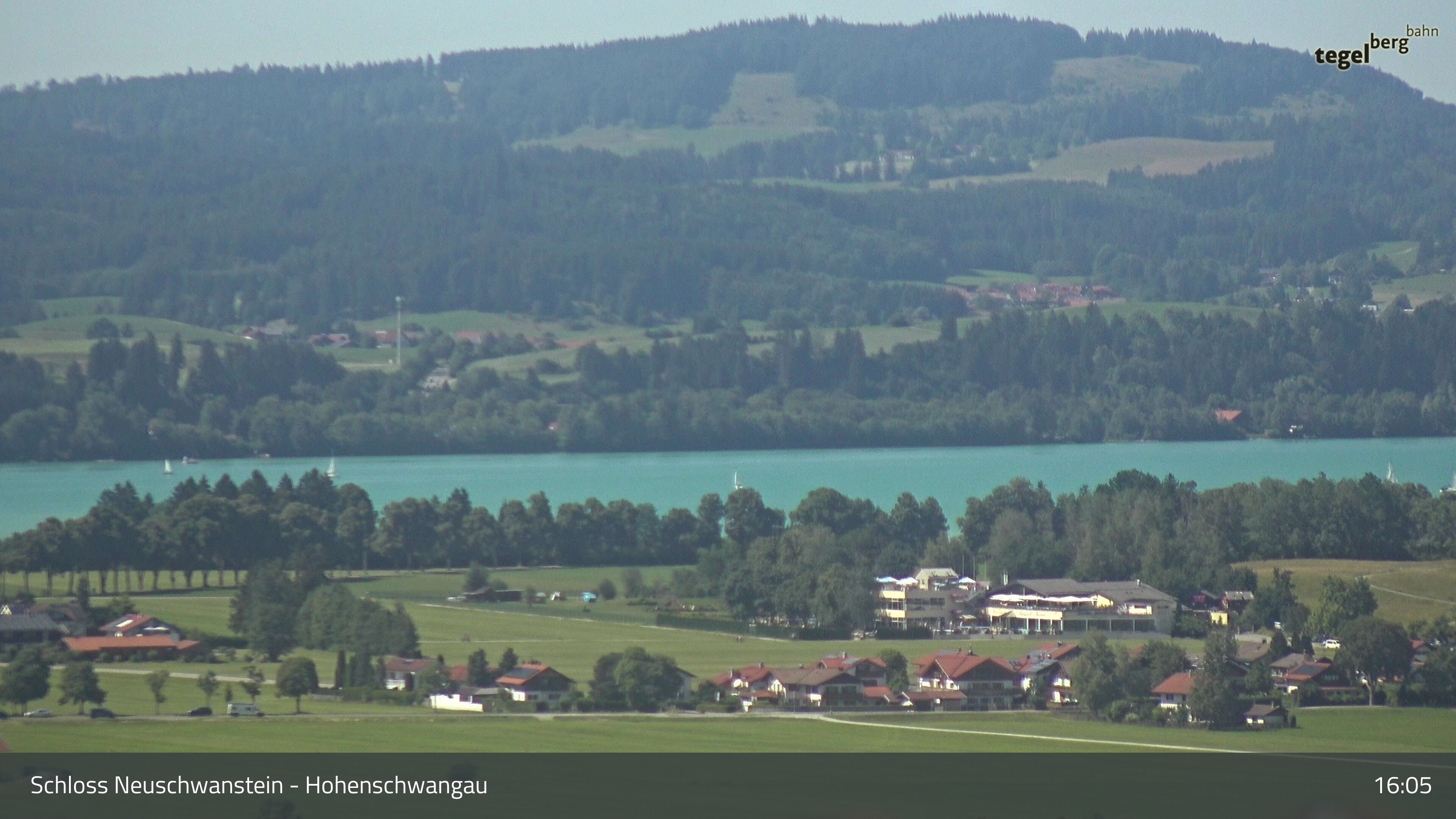 Archiv Foto Webcam Forggensee, Südufer und Schwangau