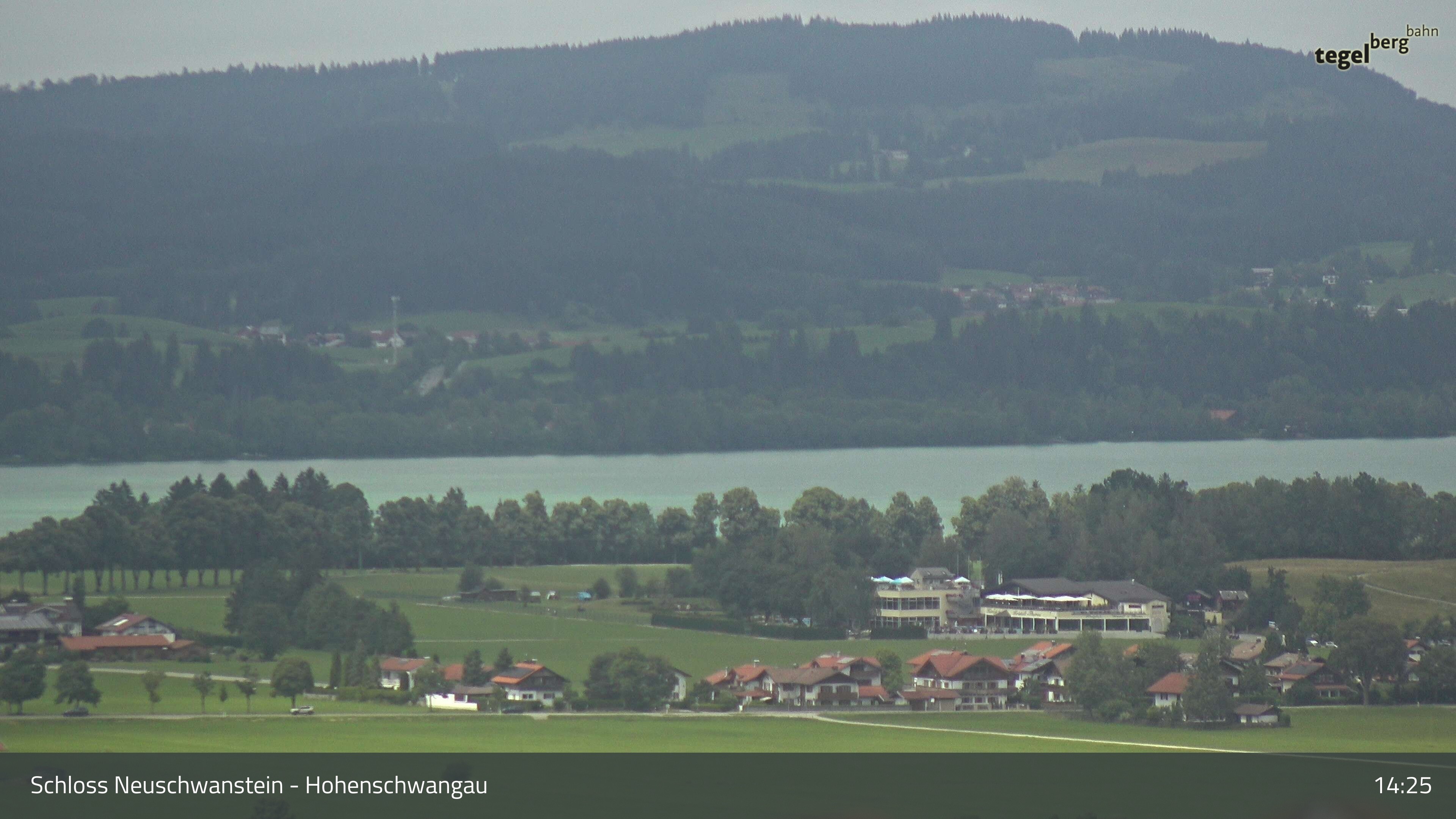 Archiv Foto Webcam Forggensee, Südufer und Schwangau