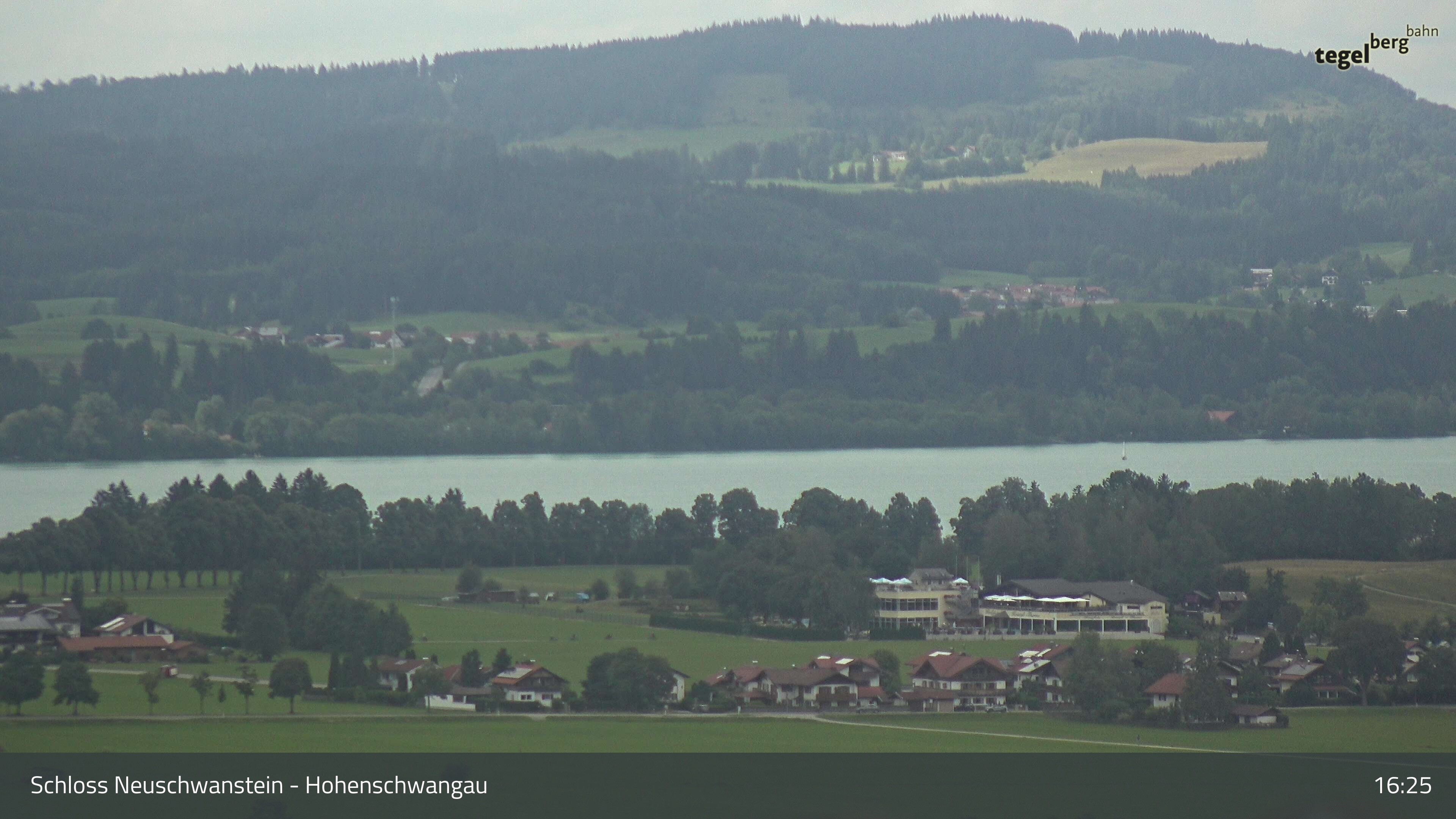 Archiv Foto Webcam Forggensee, Südufer und Schwangau