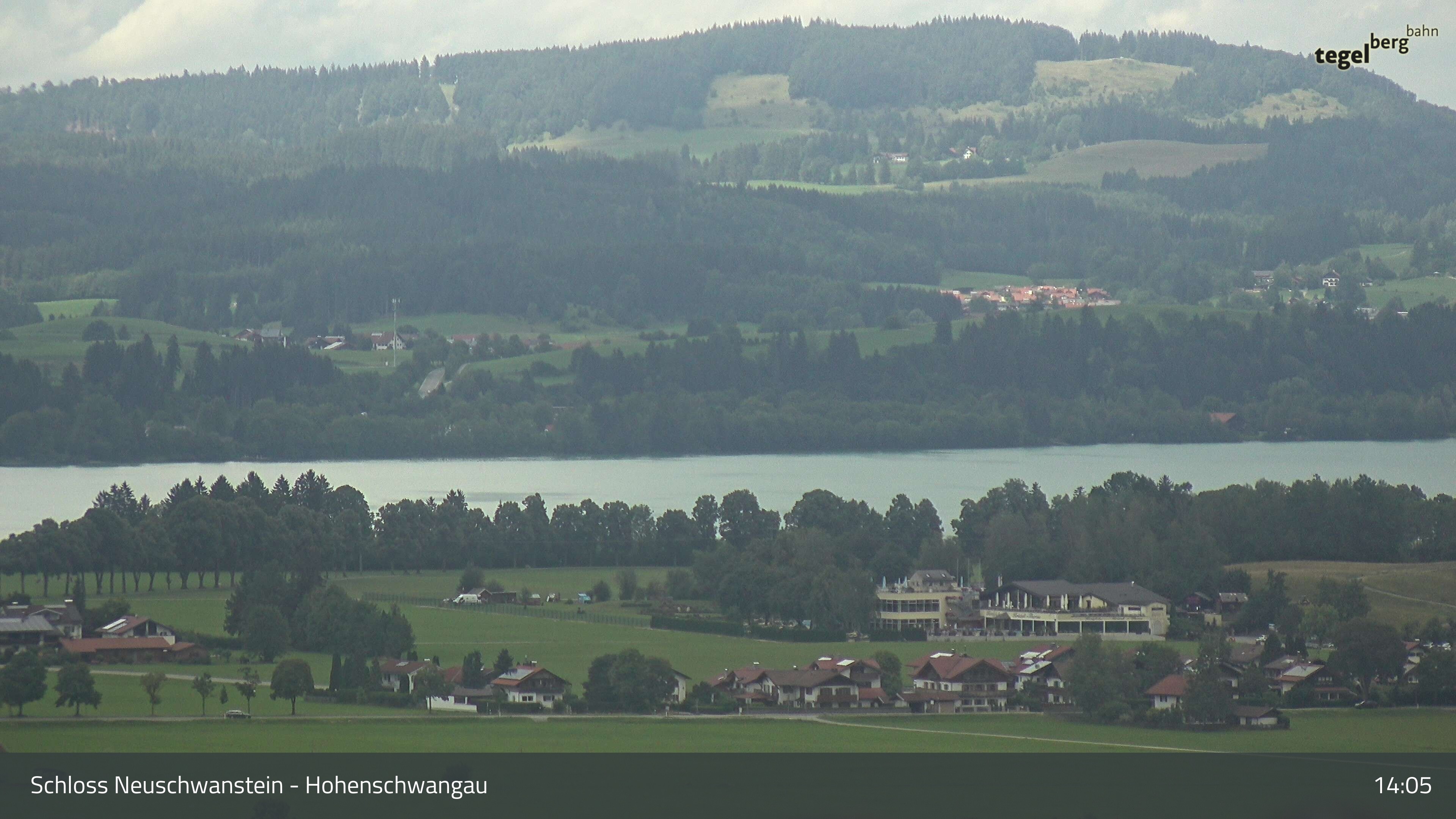 Archiv Foto Webcam Forggensee, Südufer und Schwangau