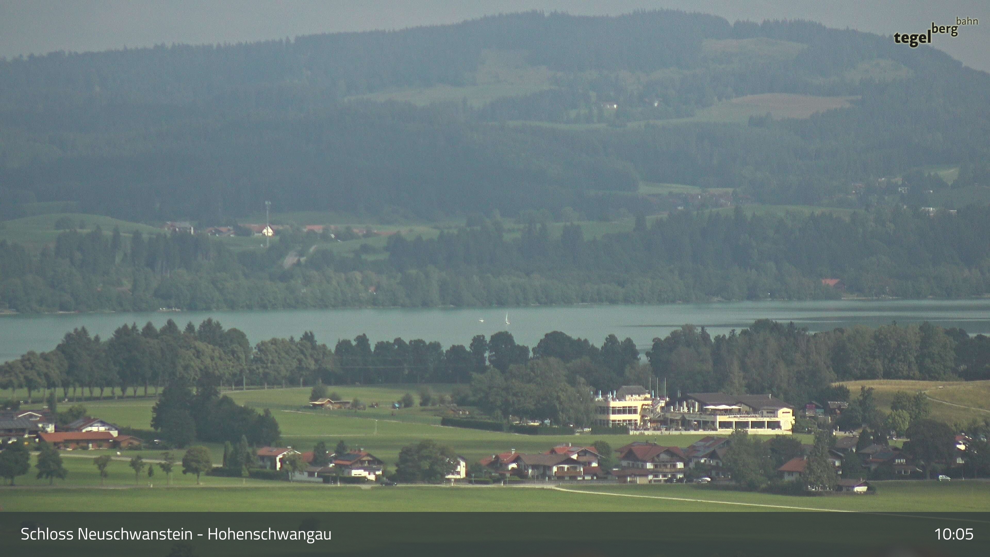 Archiv Foto Webcam Forggensee, Südufer und Schwangau