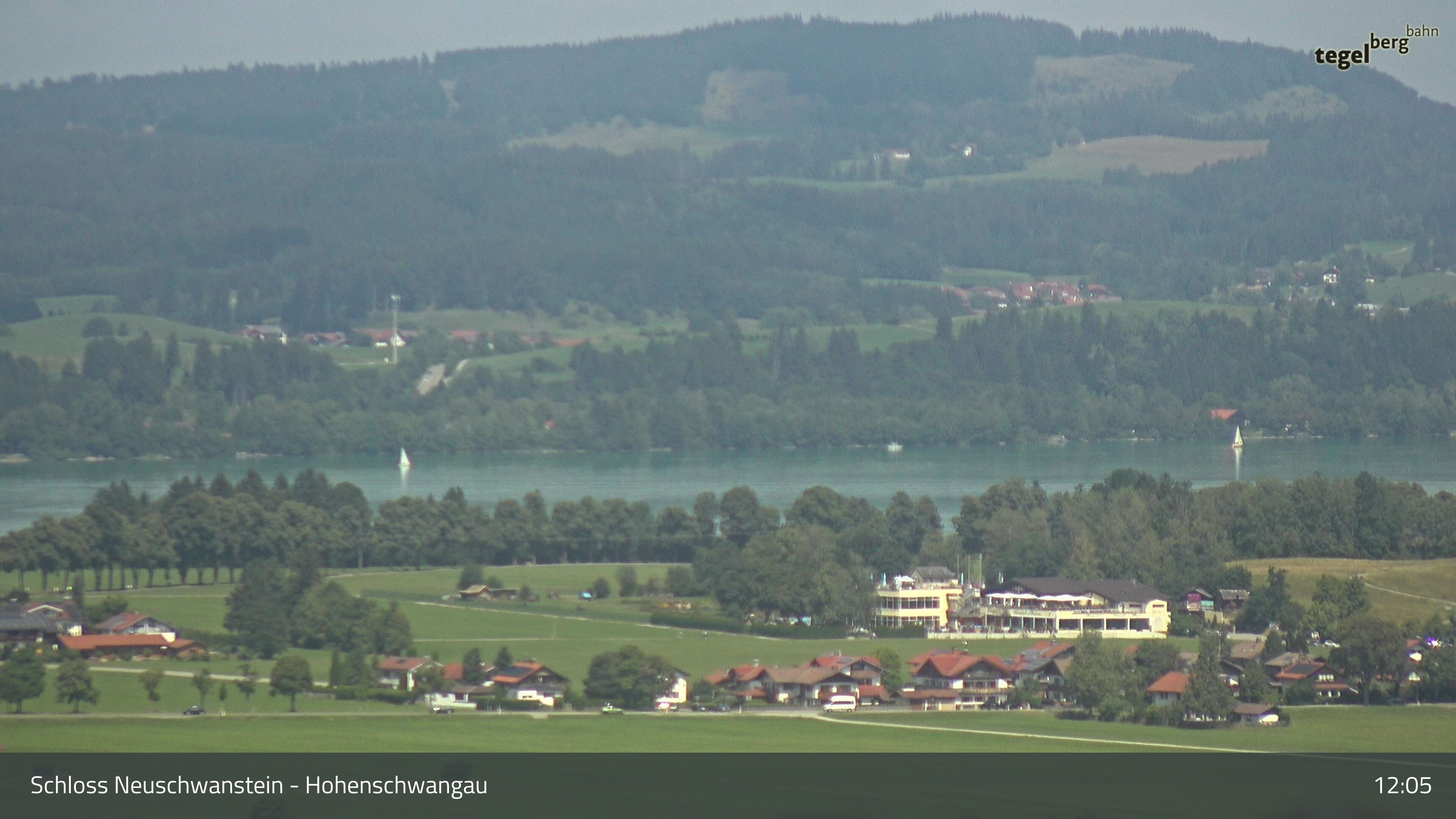 Archiv Foto Webcam Forggensee, Südufer und Schwangau
