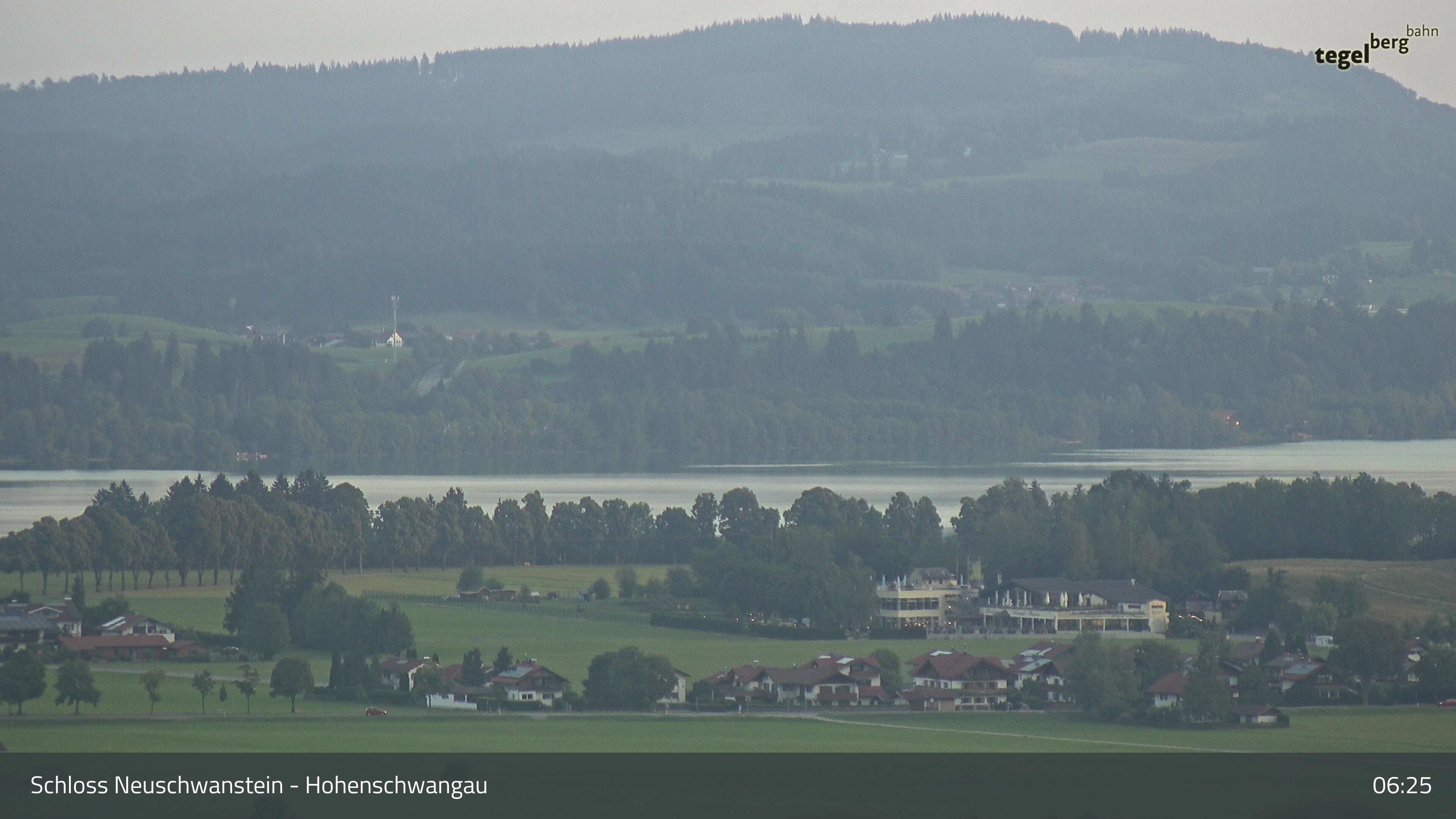 Archiv Foto Webcam Forggensee, Südufer und Schwangau
