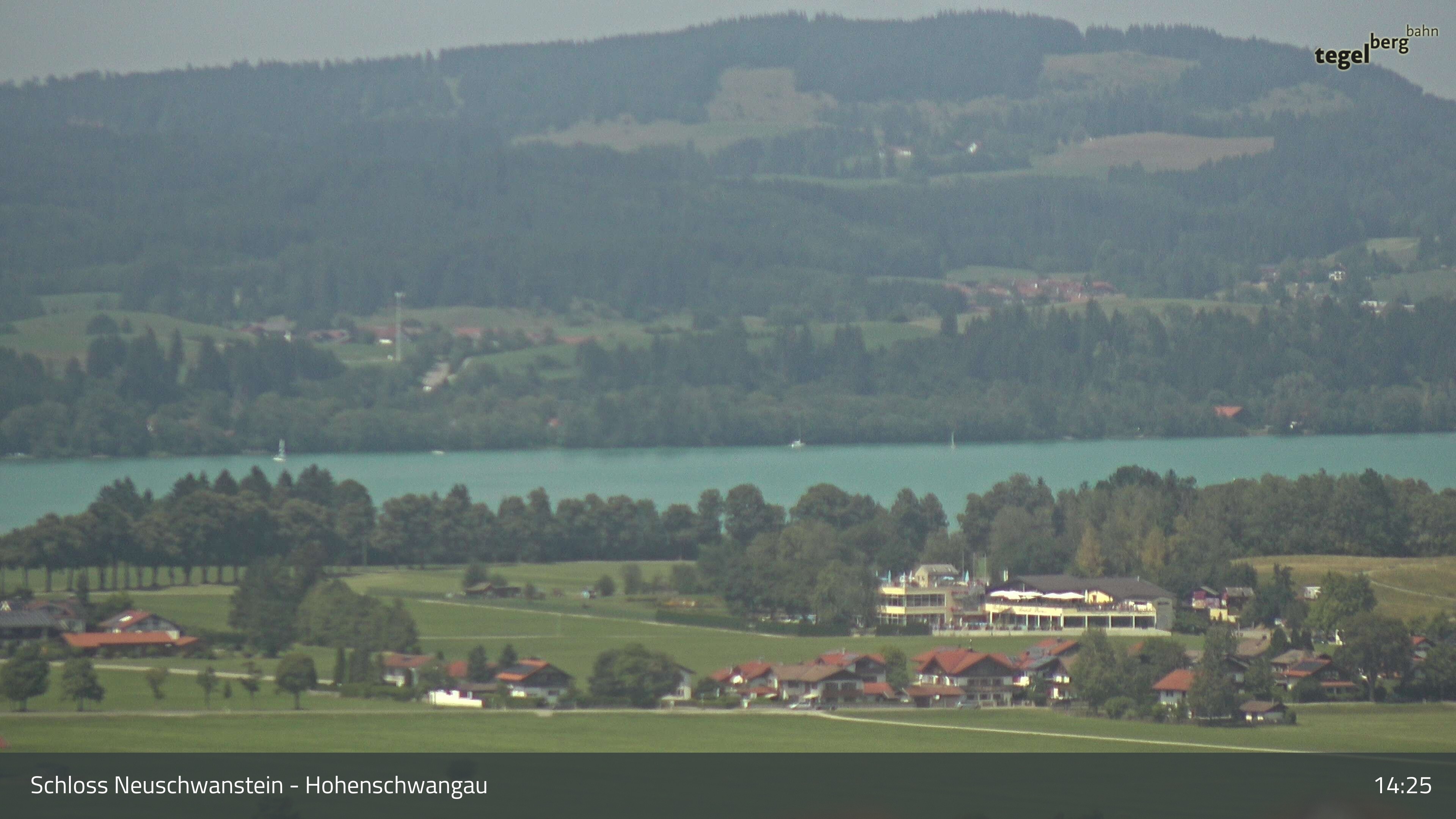 Archiv Foto Webcam Forggensee, Südufer und Schwangau