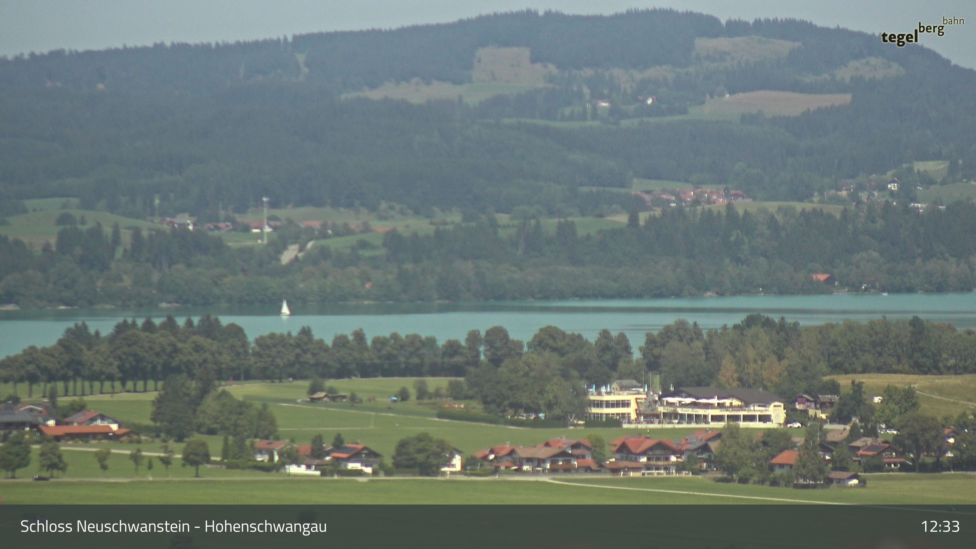 Archiv Foto Webcam Forggensee, Südufer und Schwangau