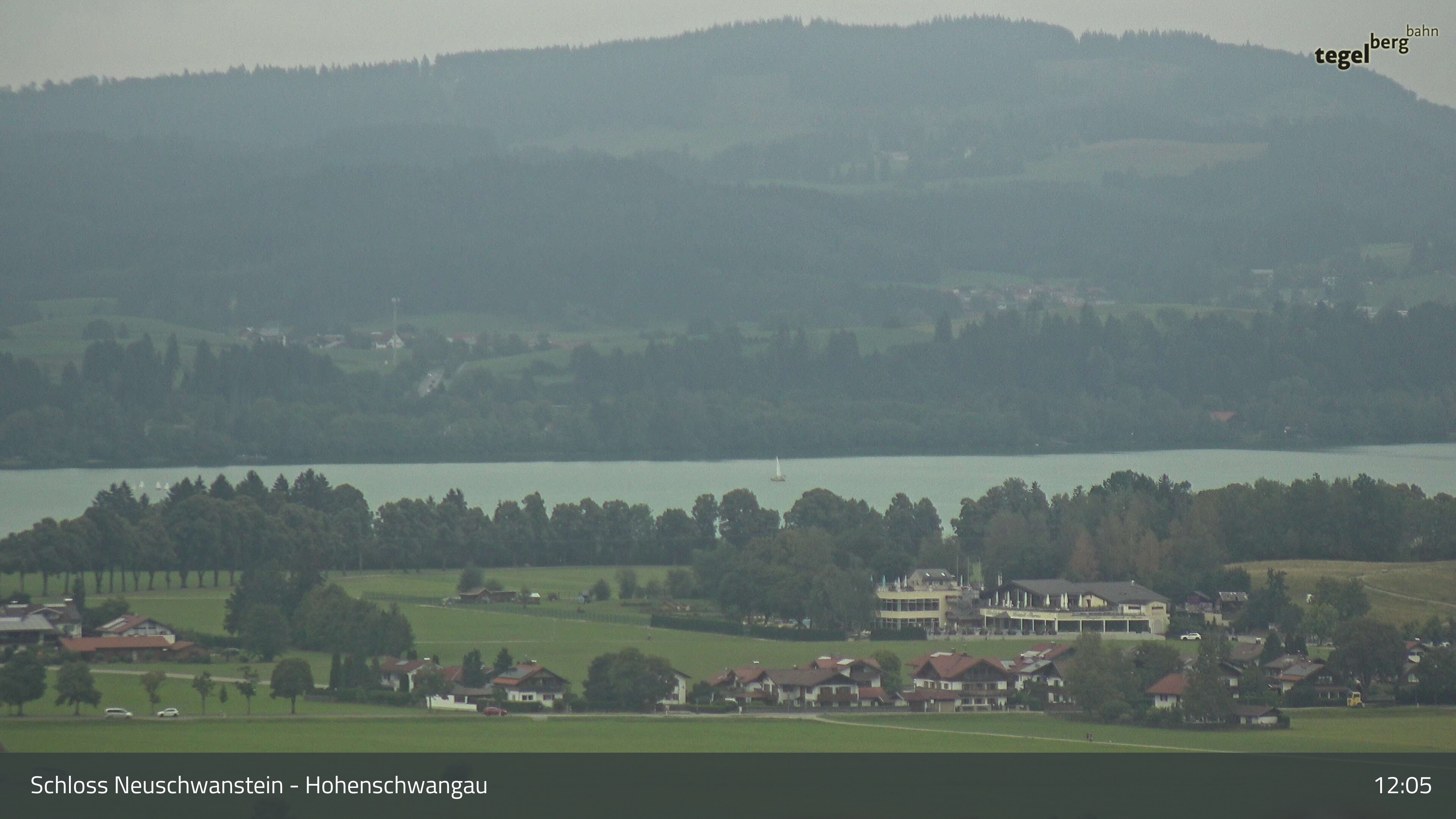 Archiv Foto Webcam Forggensee, Südufer und Schwangau