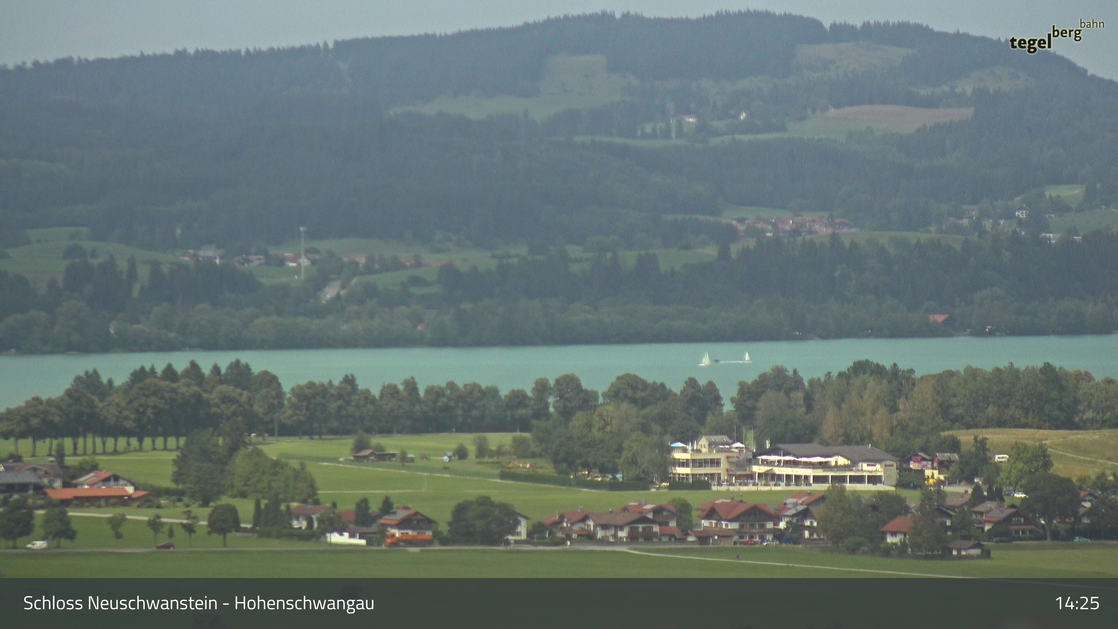 Archiv Foto Webcam Forggensee, Südufer und Schwangau