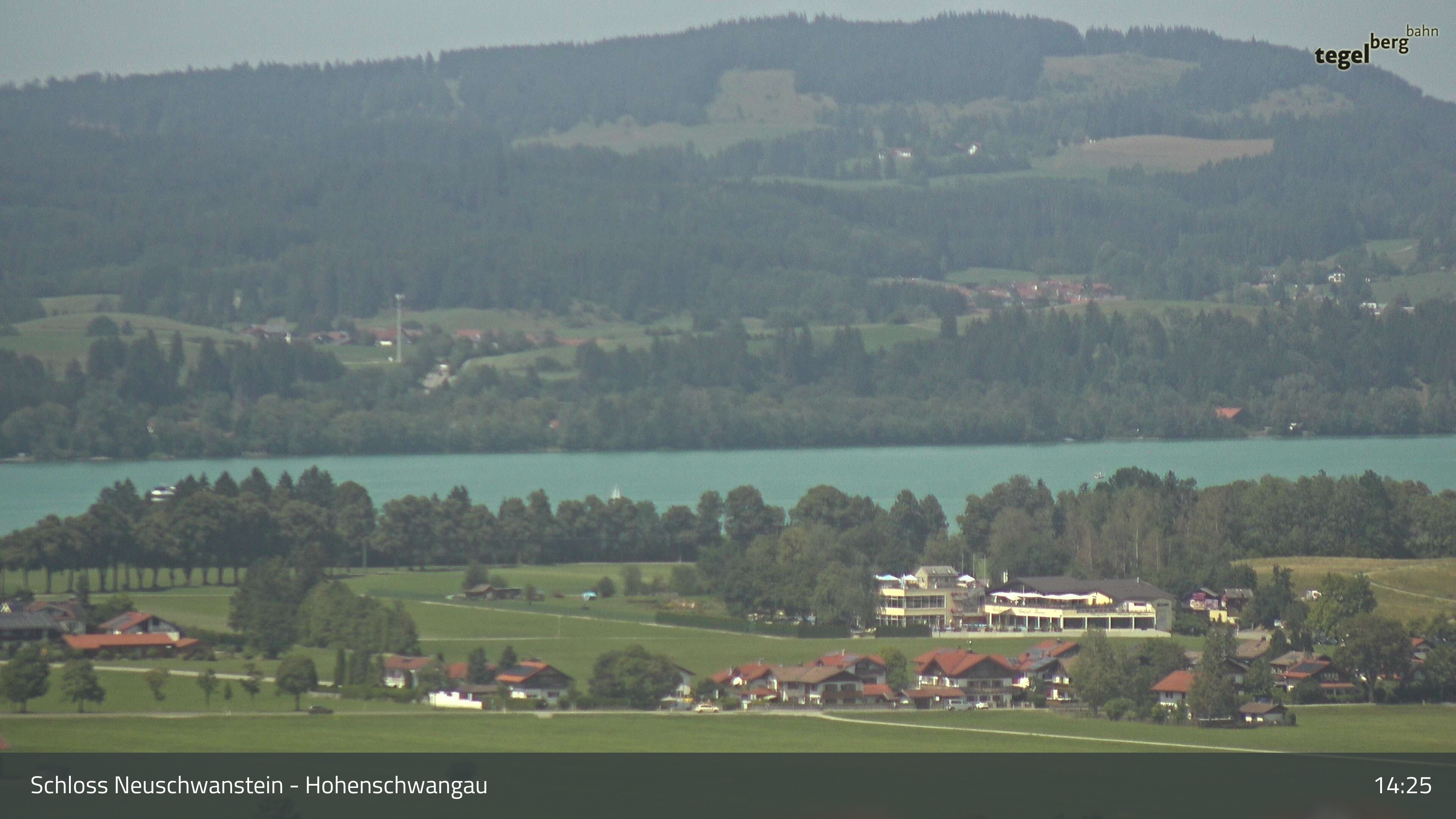 Archiv Foto Webcam Forggensee, Südufer und Schwangau