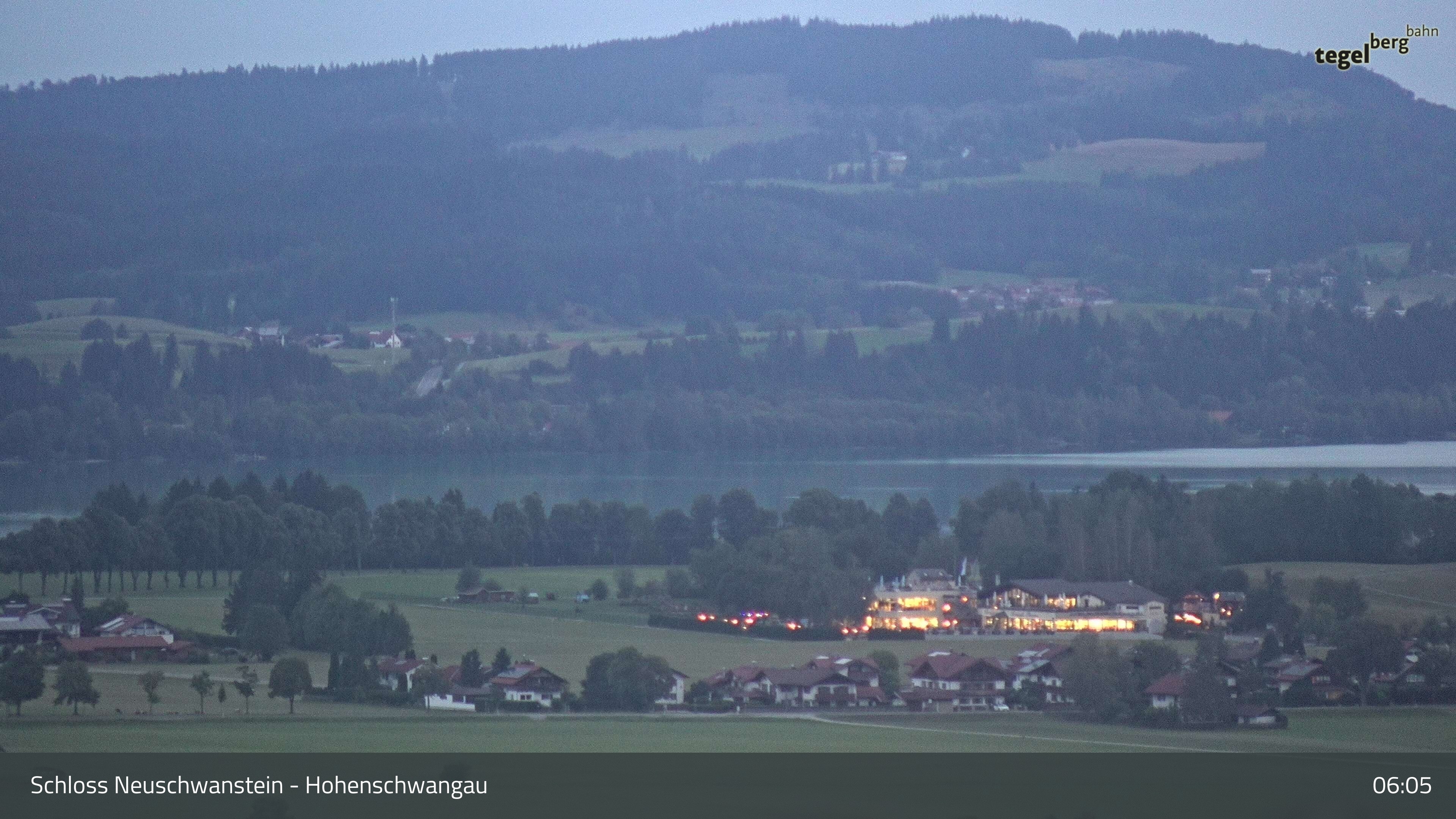 Archiv Foto Webcam Forggensee, Südufer und Schwangau