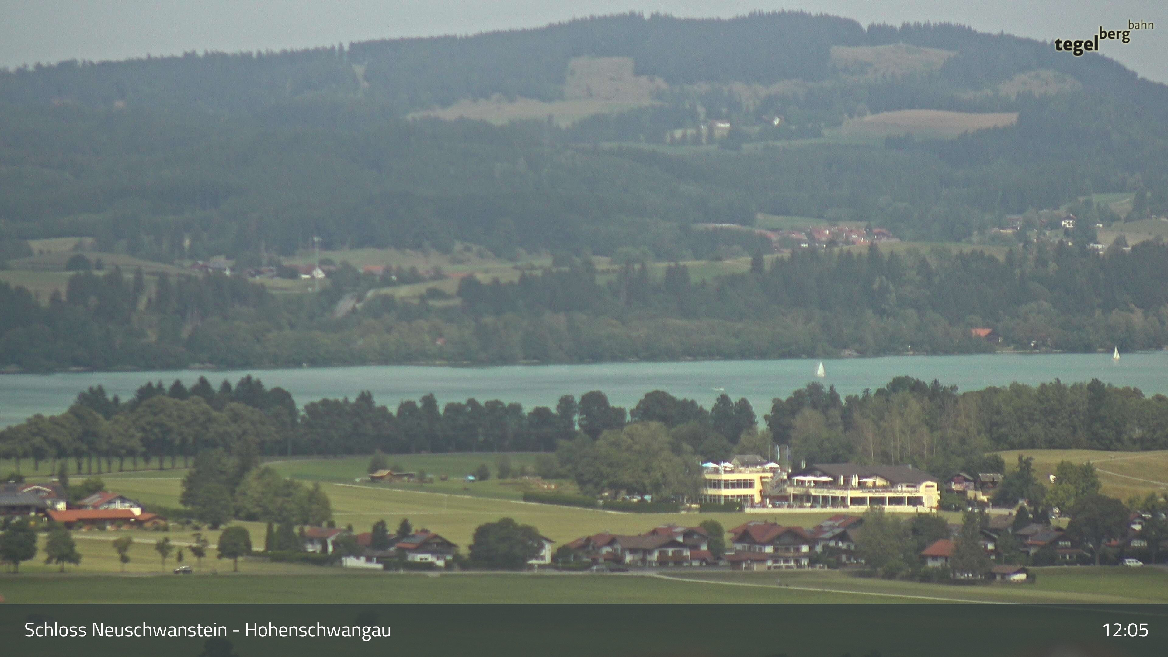 Archiv Foto Webcam Forggensee, Südufer und Schwangau