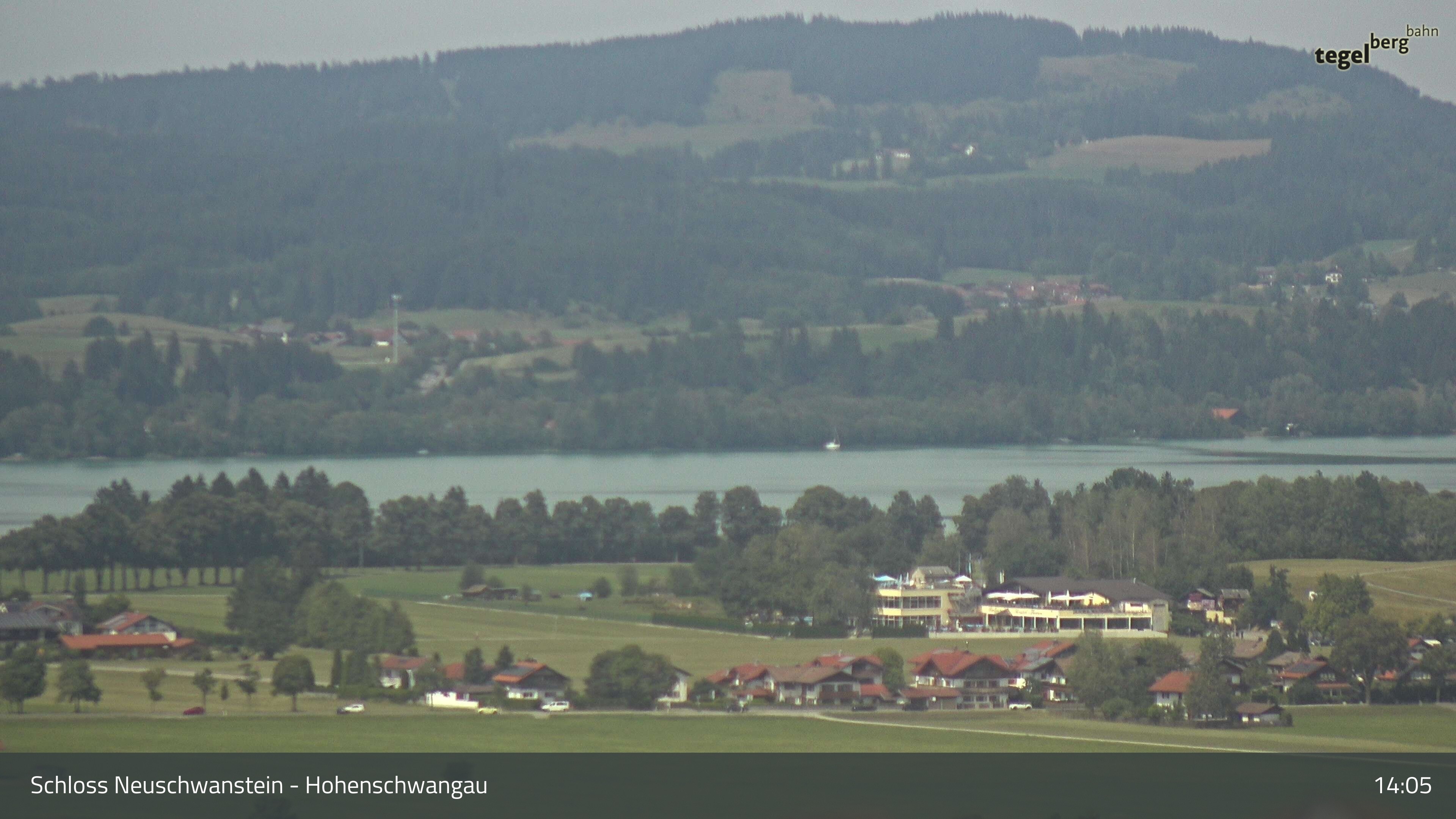 Archiv Foto Webcam Forggensee, Südufer und Schwangau