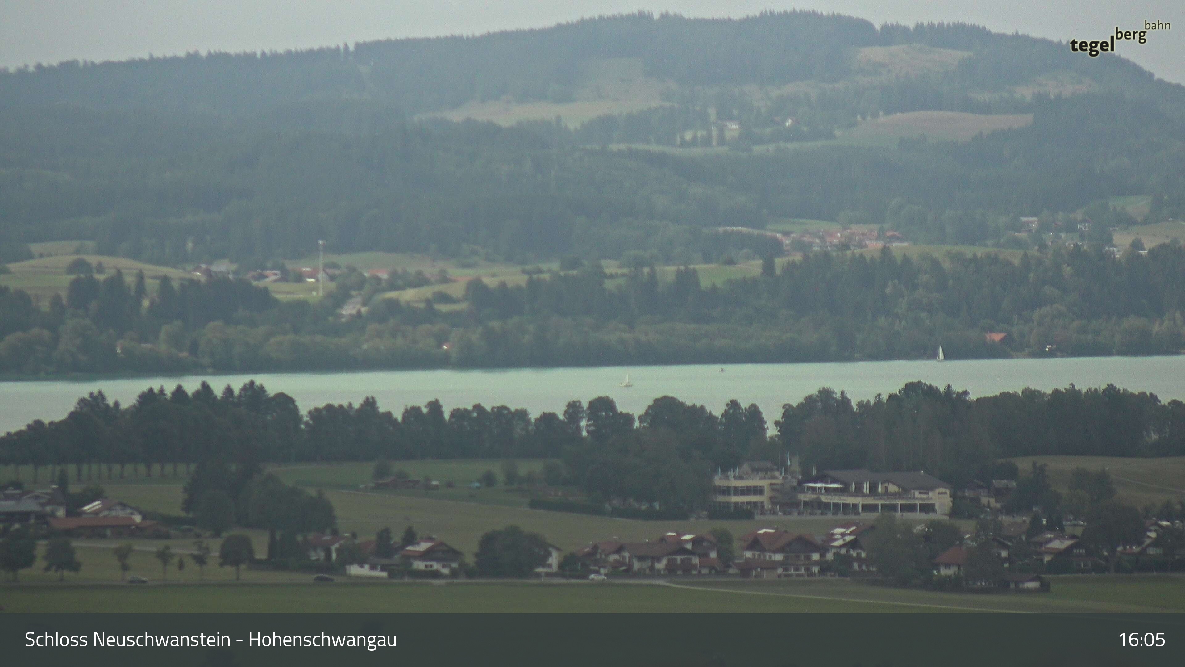 Archiv Foto Webcam Forggensee, Südufer und Schwangau