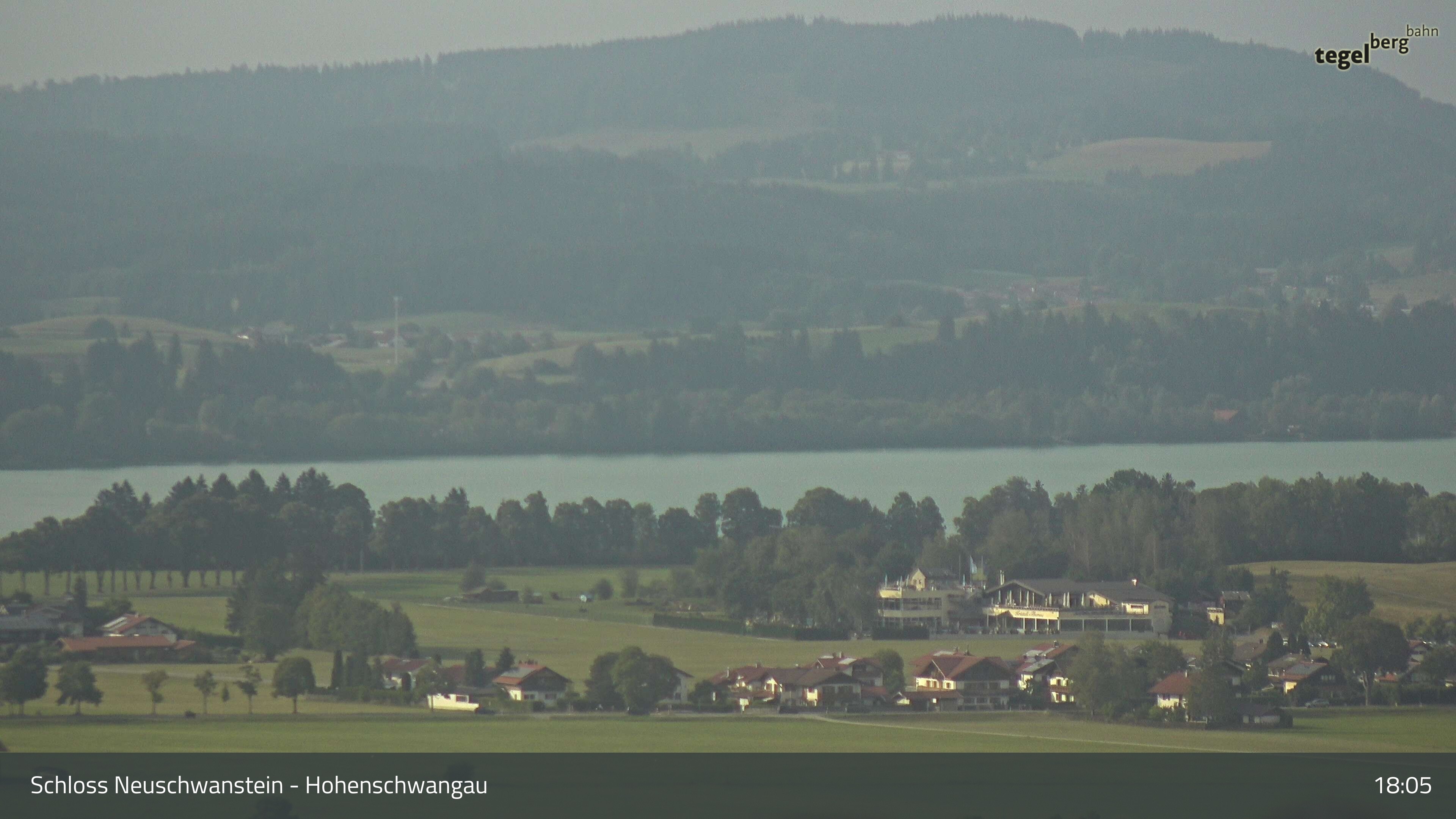Archiv Foto Webcam Forggensee, Südufer und Schwangau