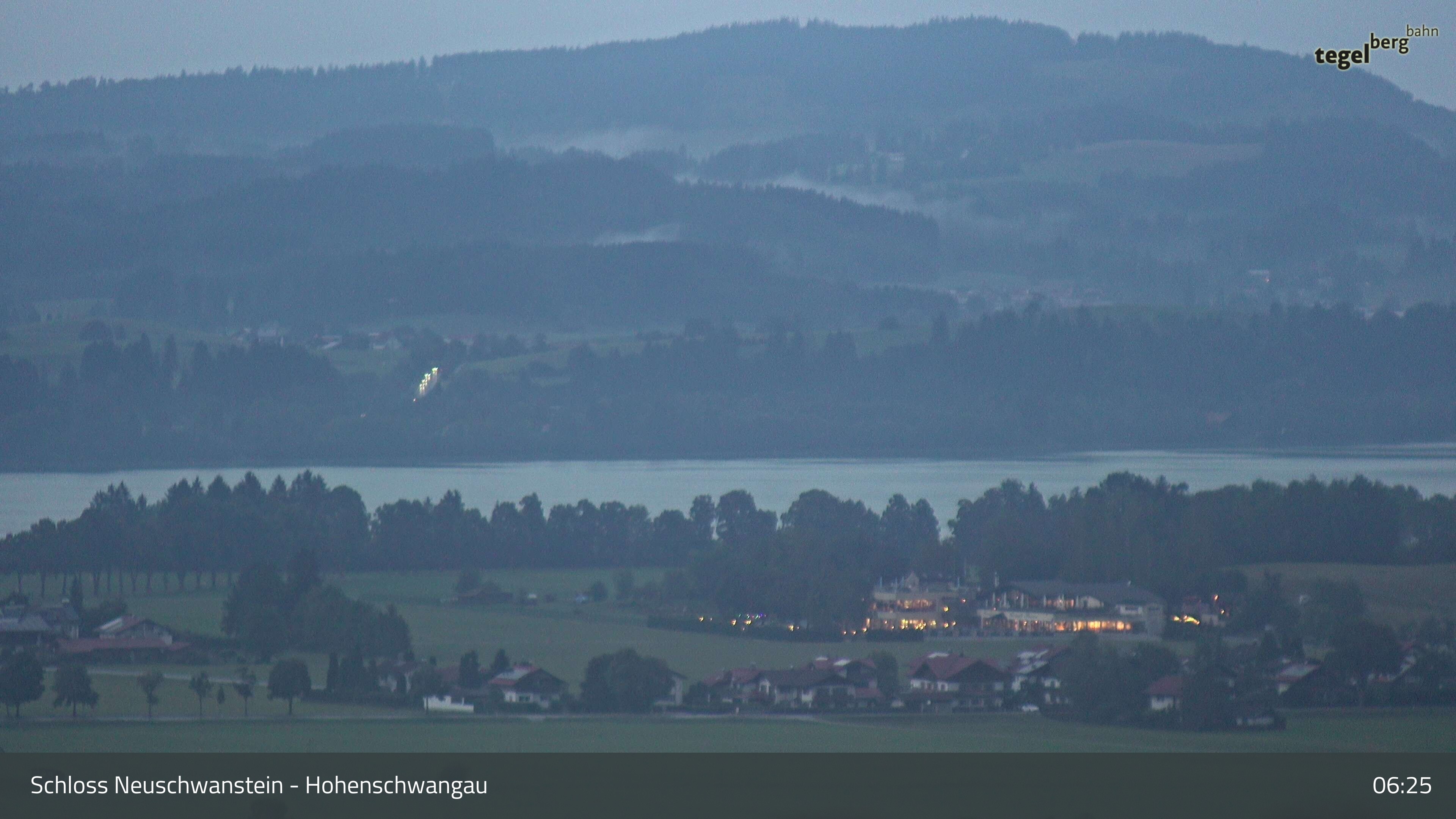 Archiv Foto Webcam Forggensee, Südufer und Schwangau