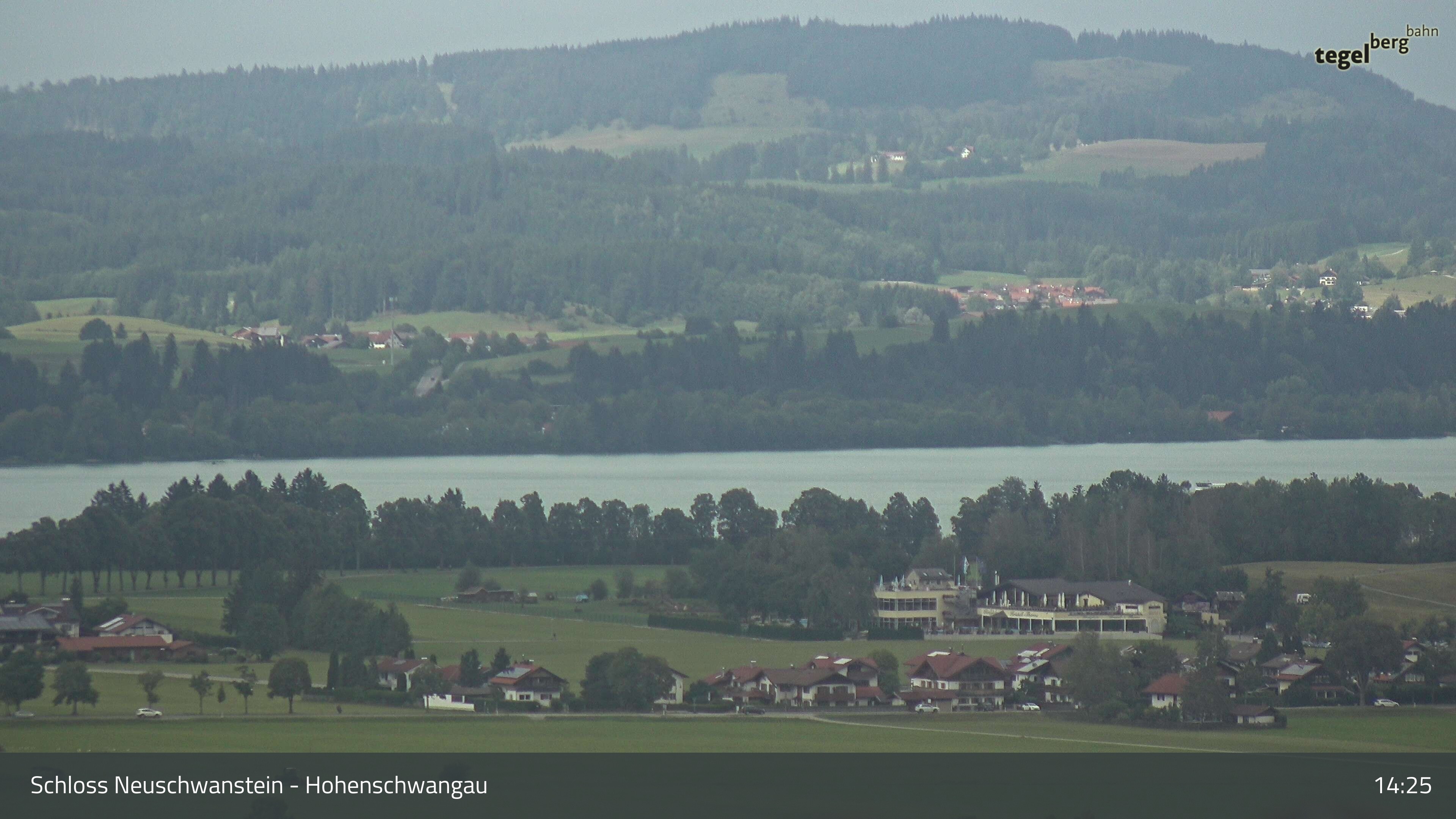 Archiv Foto Webcam Forggensee, Südufer und Schwangau