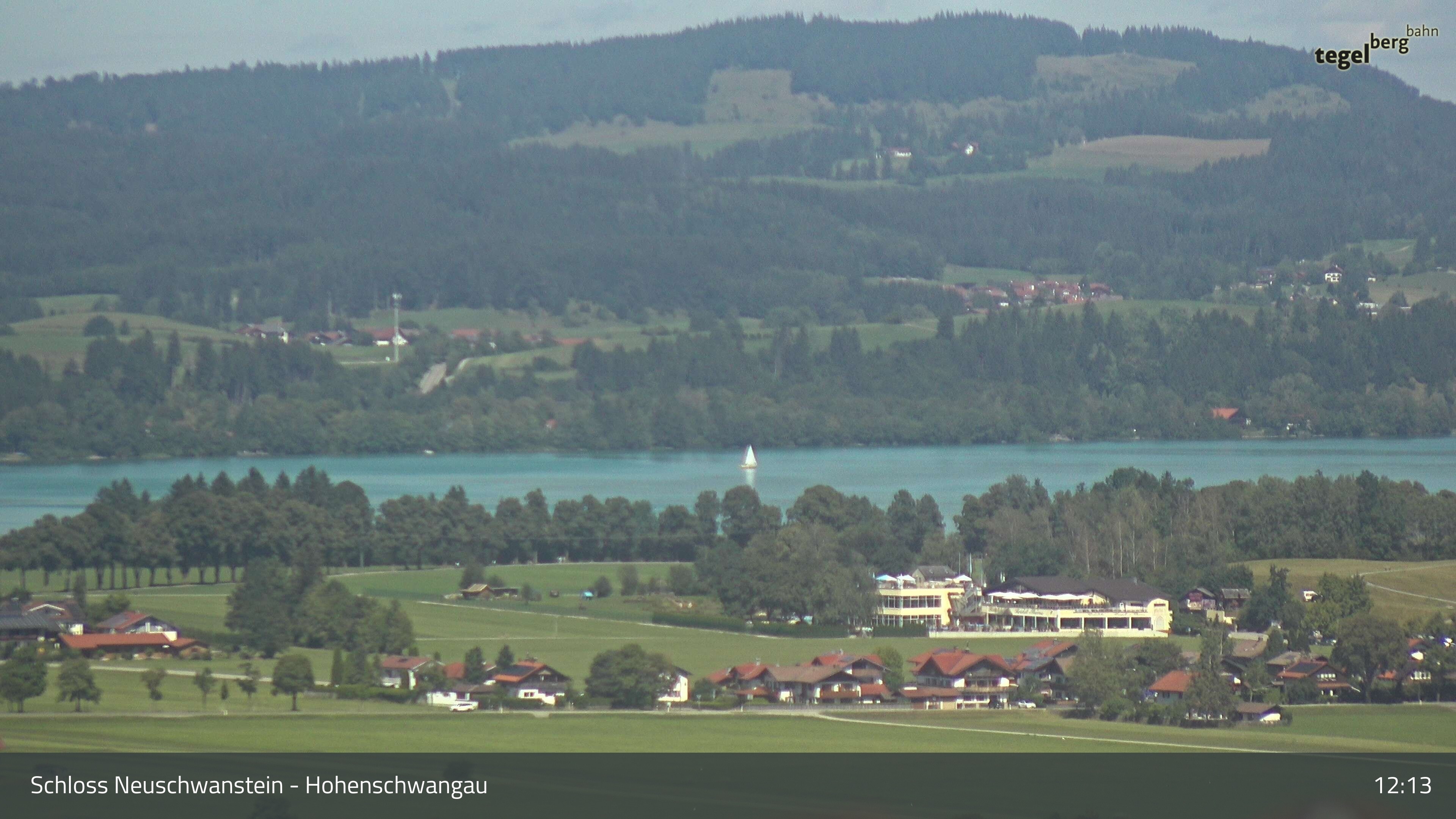 Archiv Foto Webcam Forggensee, Südufer und Schwangau