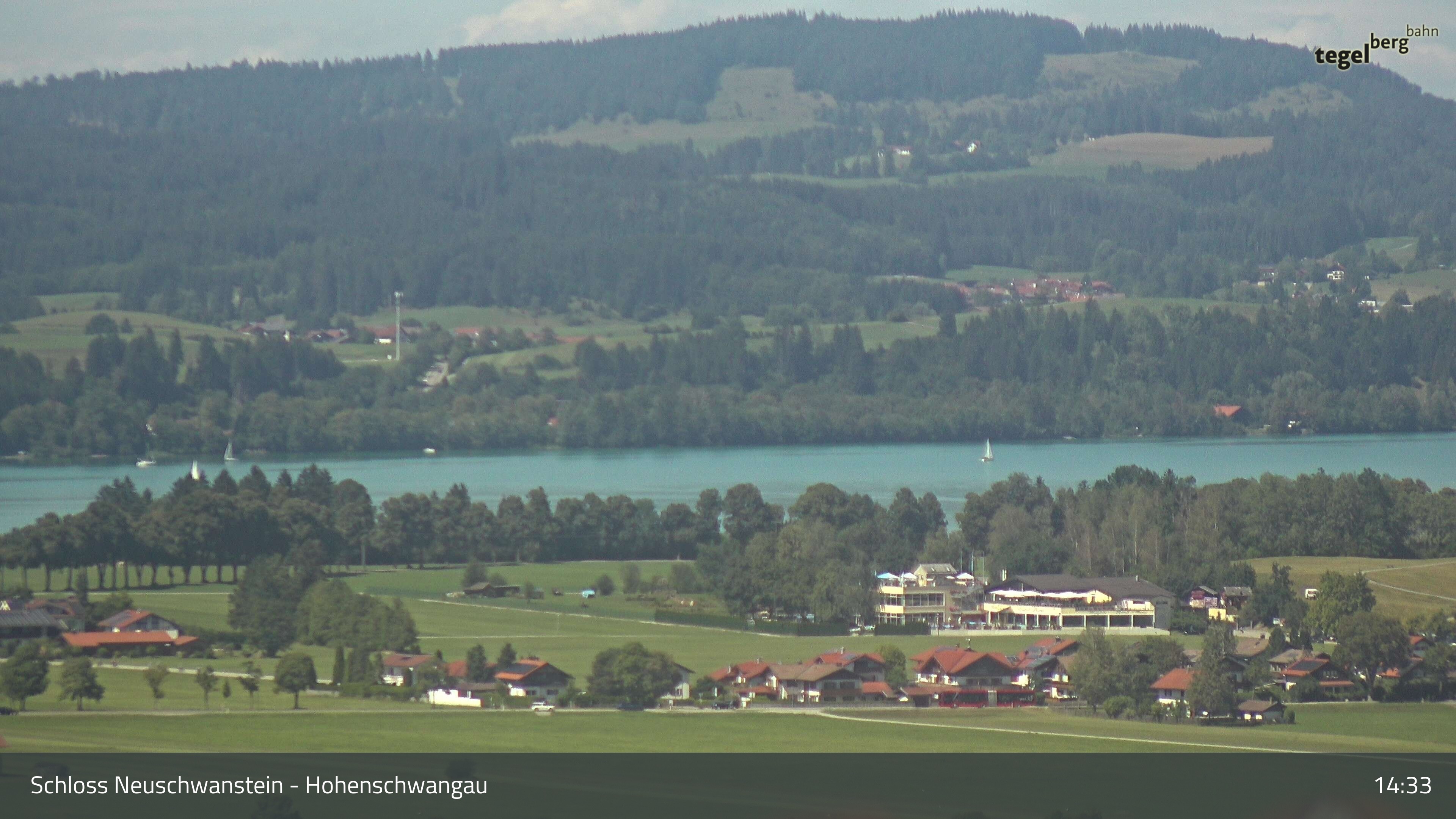 Archiv Foto Webcam Forggensee, Südufer und Schwangau