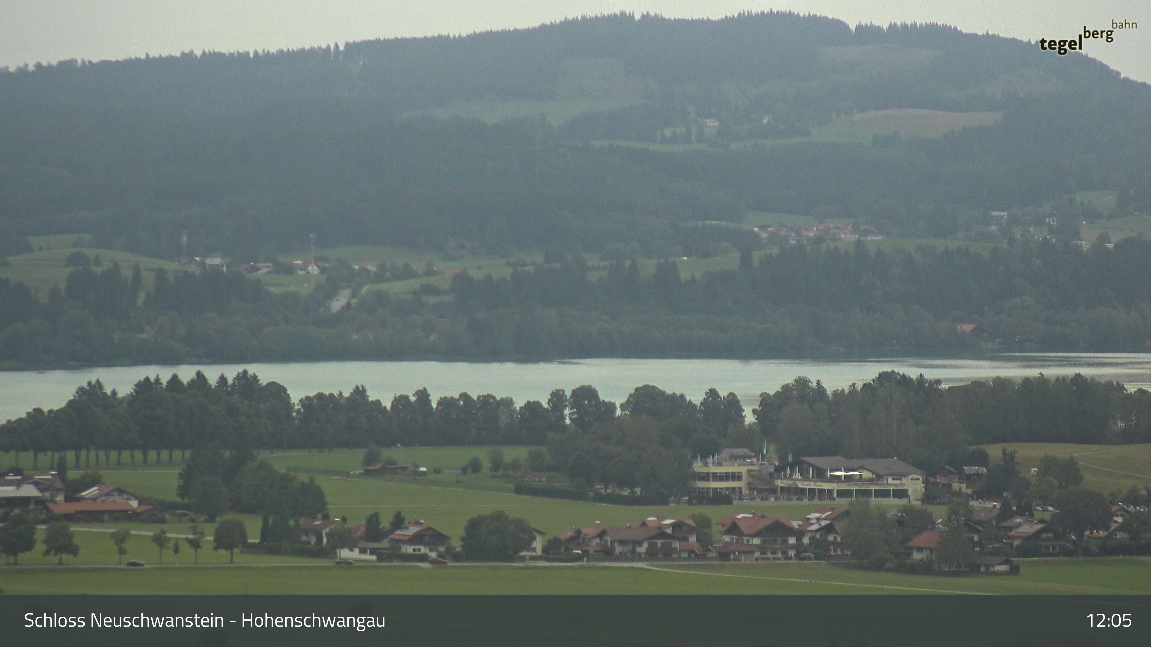 Archiv Foto Webcam Forggensee, Südufer und Schwangau