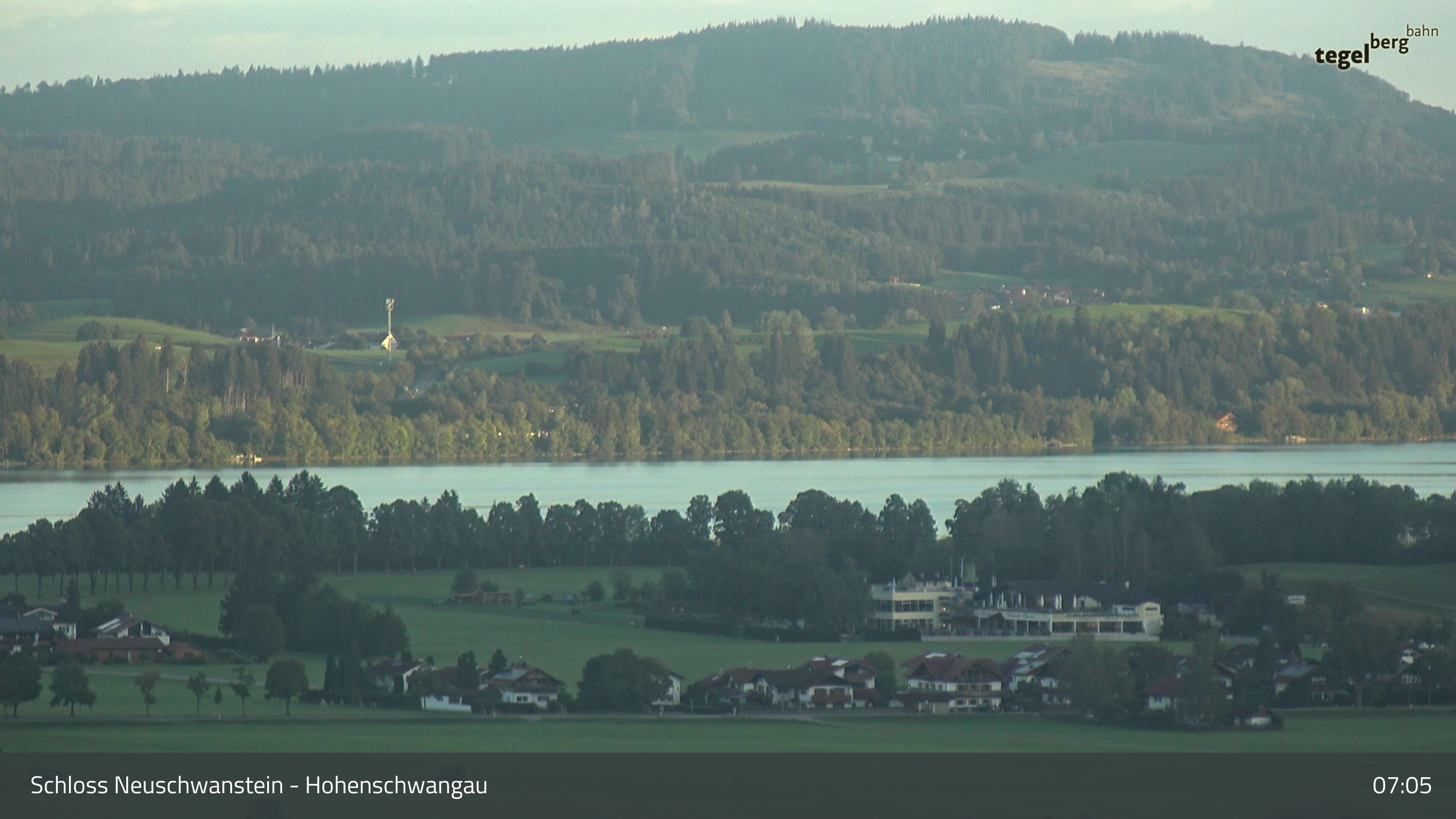 Archiv Foto Webcam Forggensee, Südufer und Schwangau