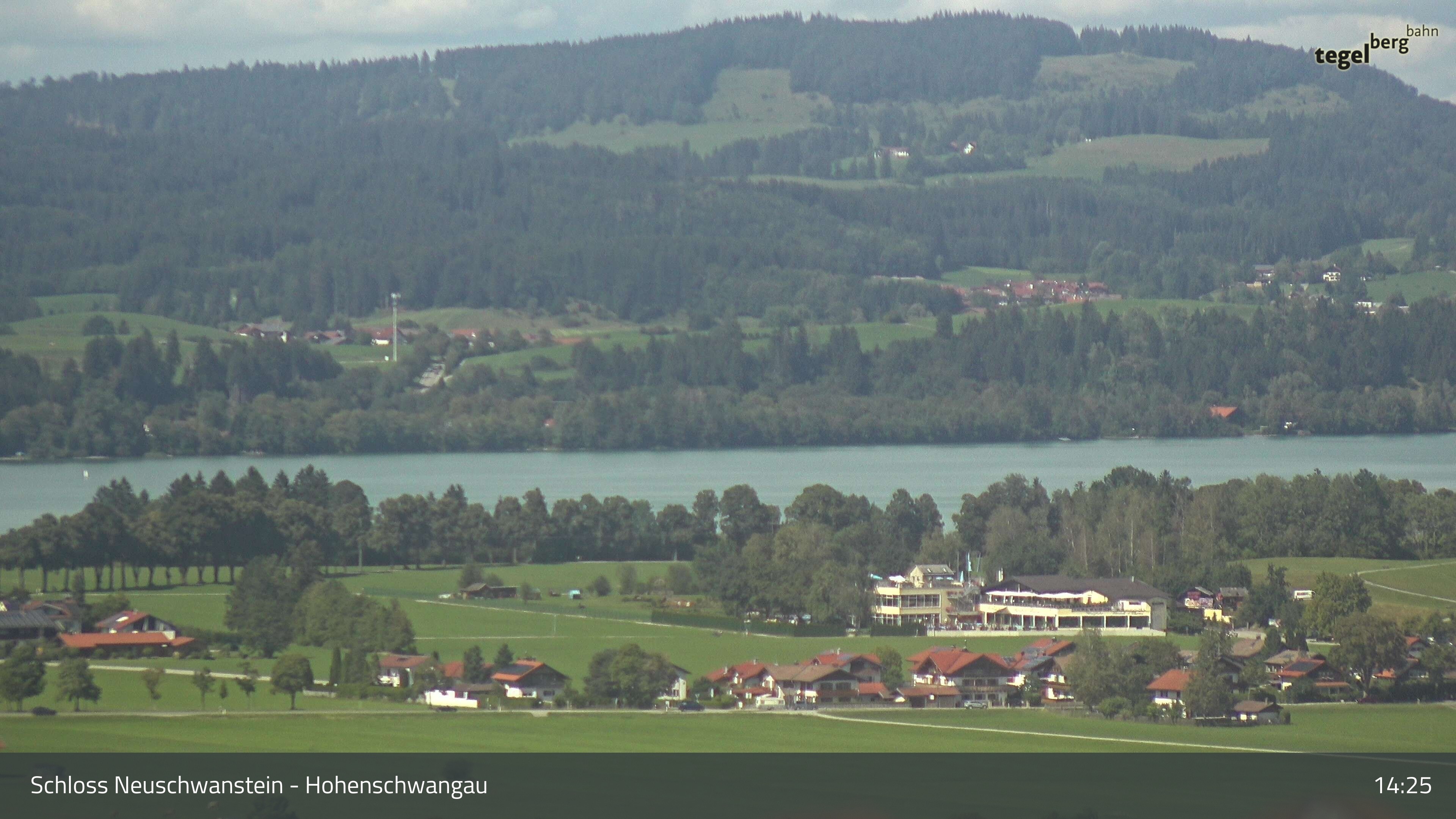 Archiv Foto Webcam Forggensee, Südufer und Schwangau